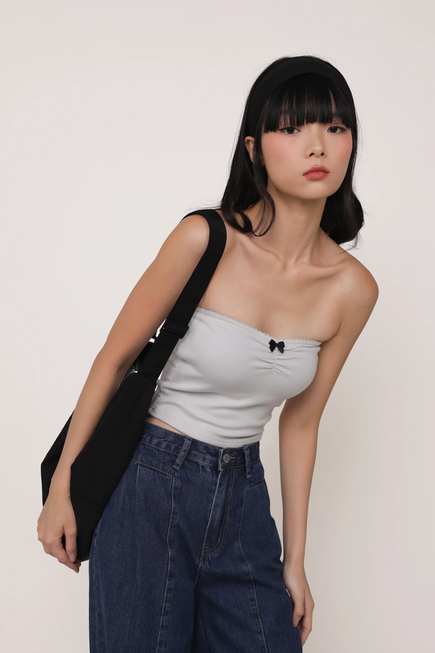 Gracia Ribbon Tube Padded Top - Image 17