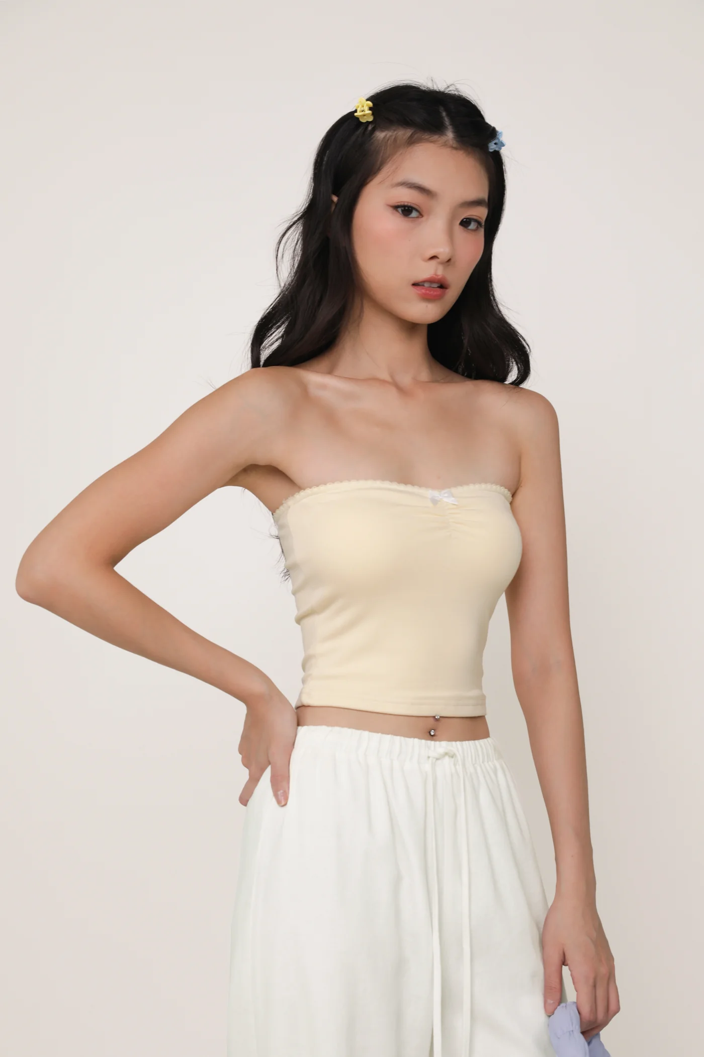 Gracia Ribbon Tube Padded Top - Image 24