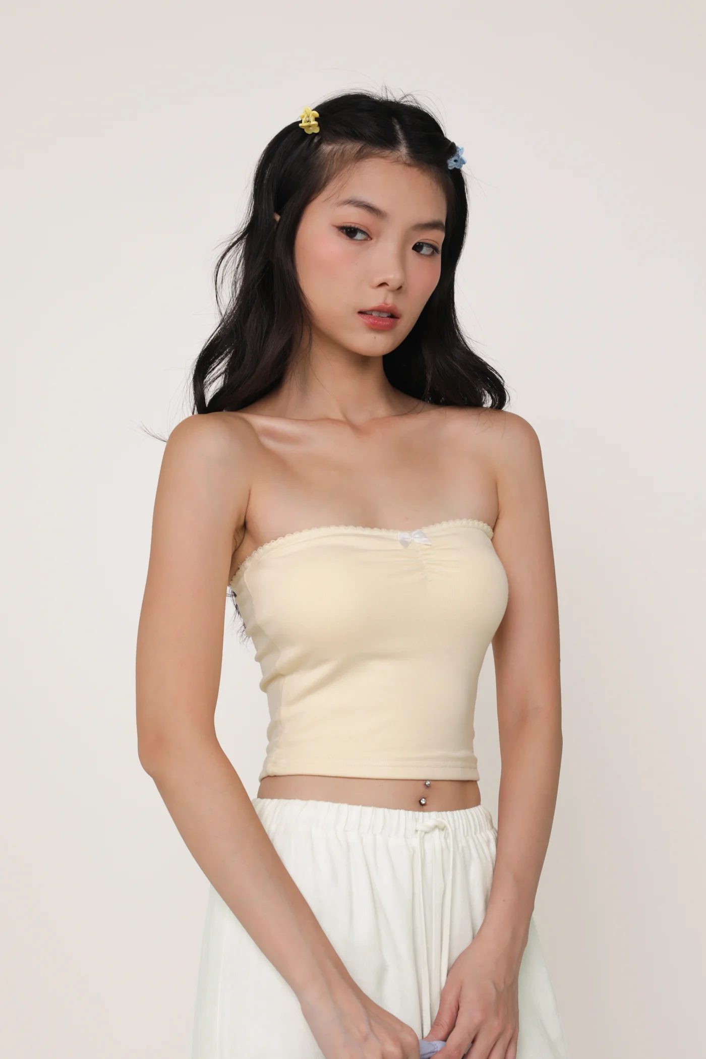 Gracia Ribbon Tube Padded Top - Image 25