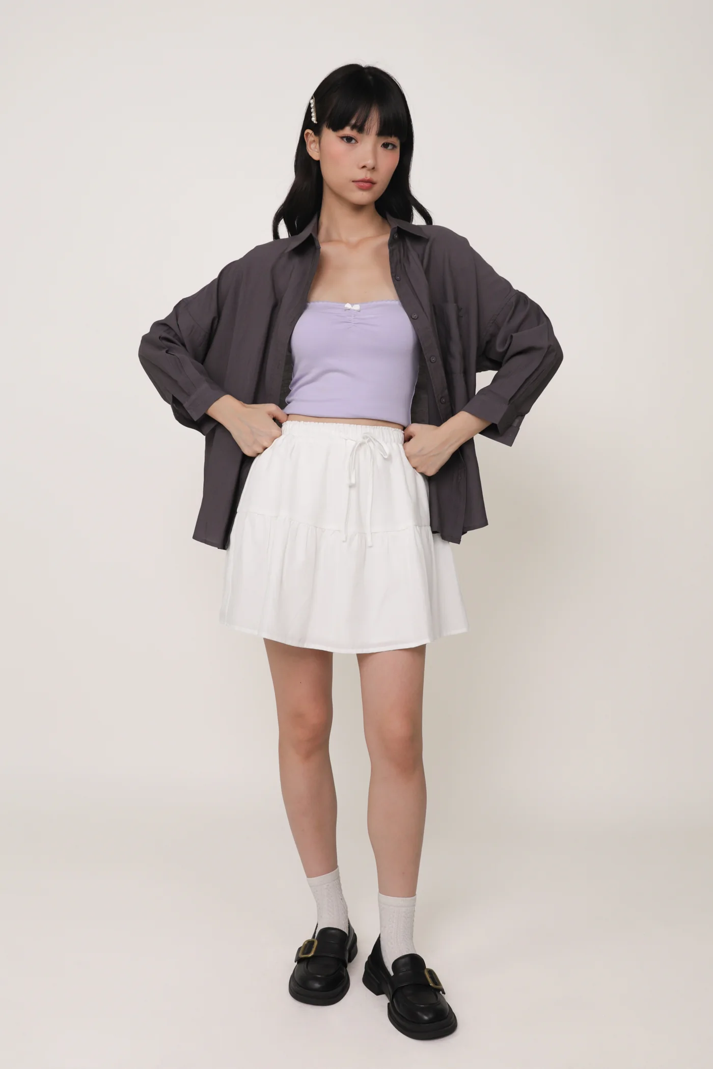Gracia Ribbon Tube Padded Top - Image 30