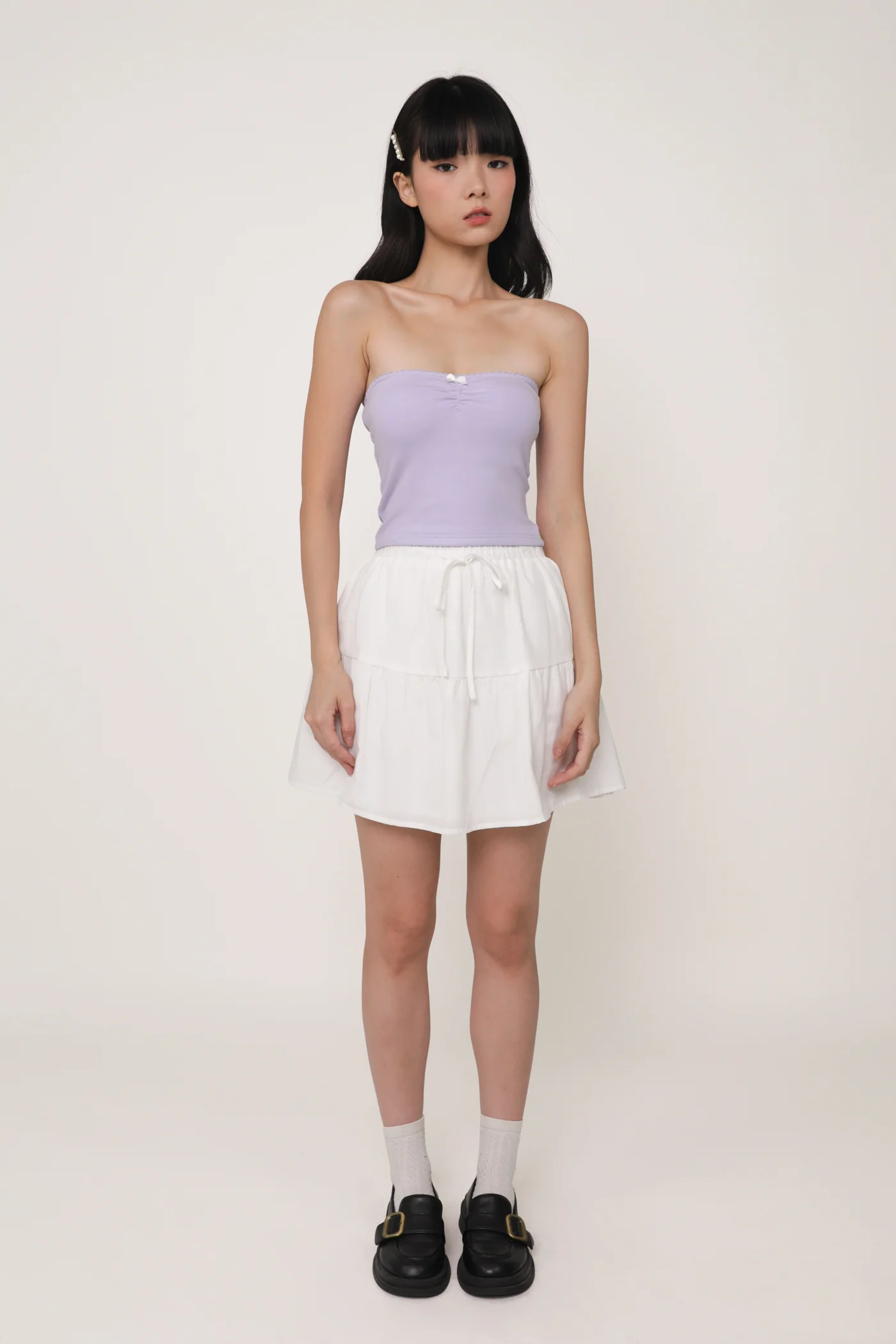 Gracia Ribbon Tube Padded Top - Image 35