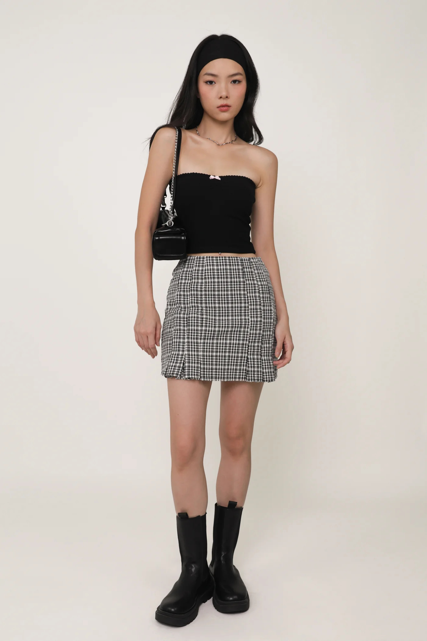 Gracia Ribbon Tube Padded Top - Image 6