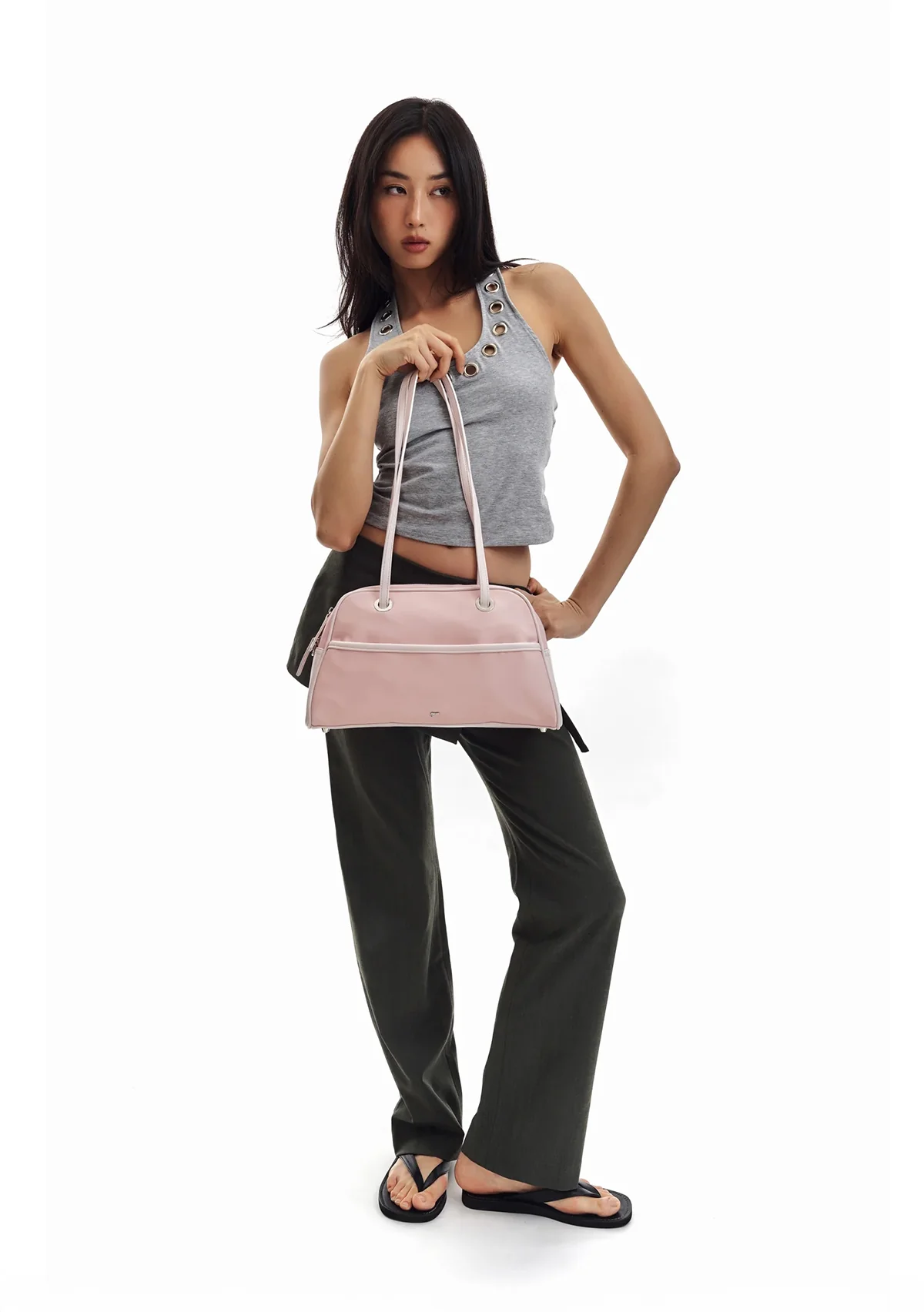GVN Medium Nylon Bowler Bag - Image 18