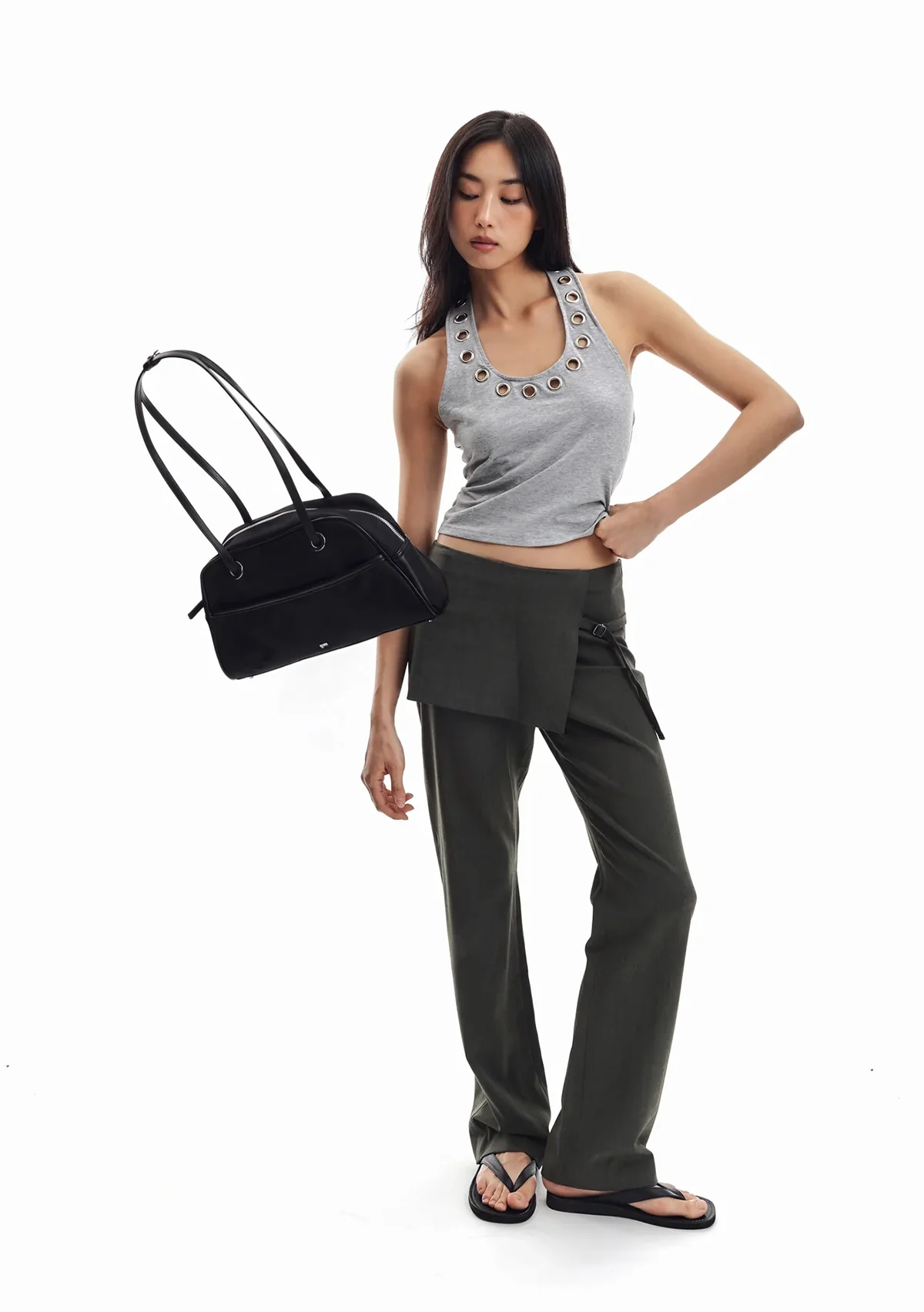 GVN Medium Nylon Bowler Bag - Image 6