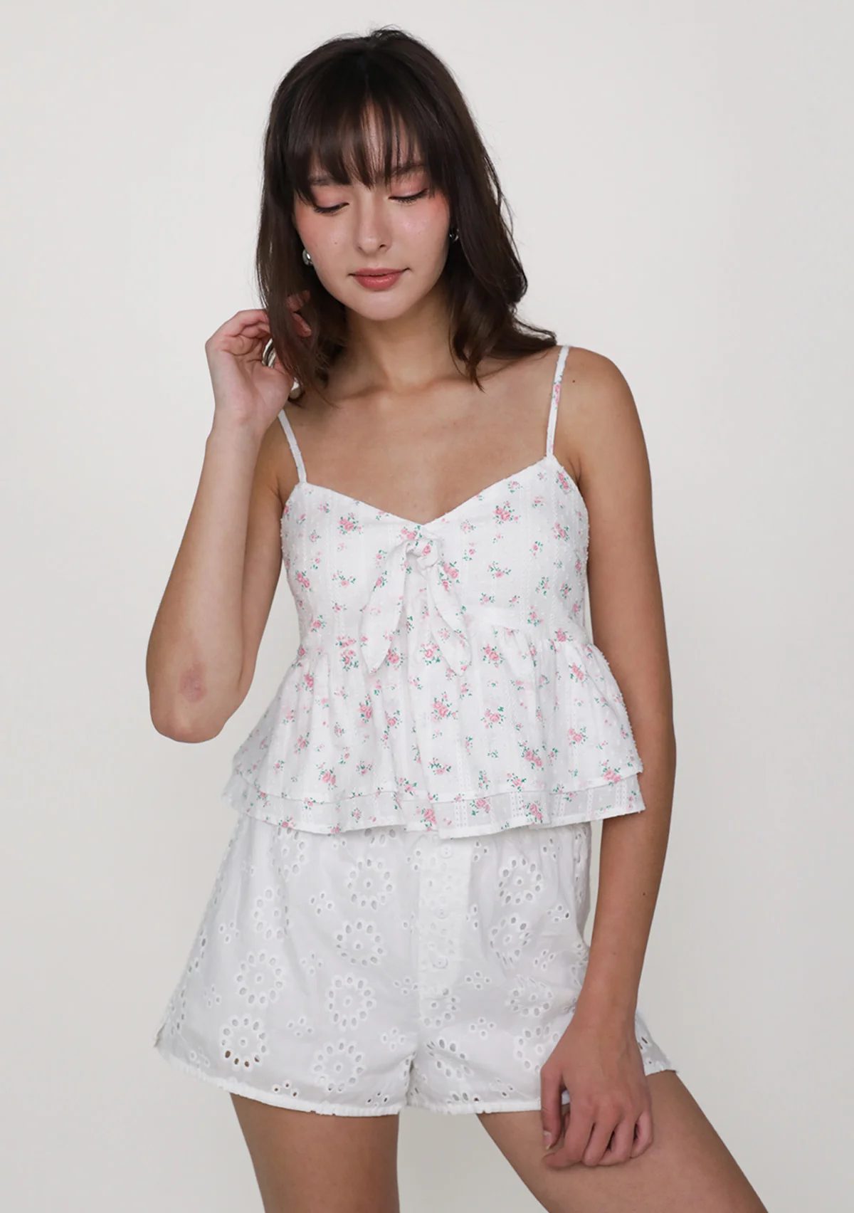 Gwendy Tiered Padded Top (Cotton) - Image 2