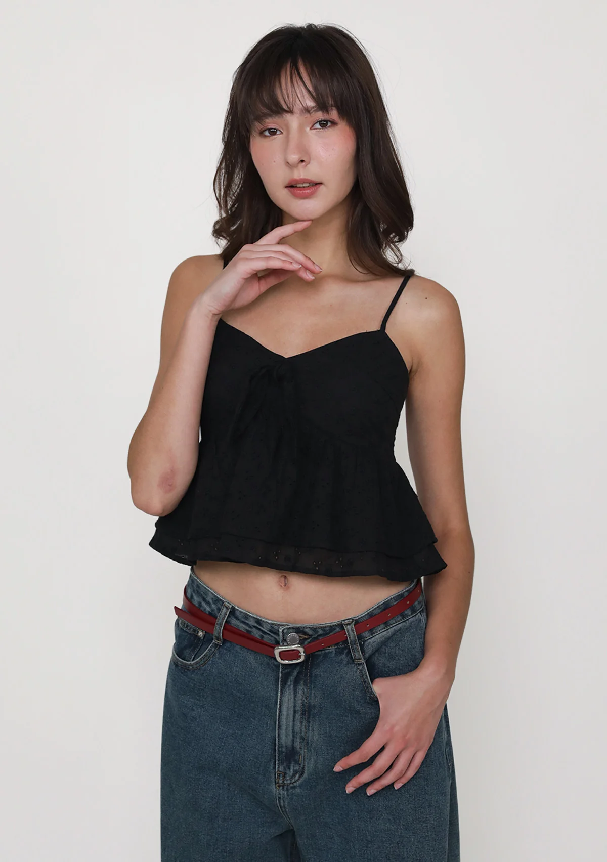 Gwendy Tiered Padded Top (Eyelet) - Image 2