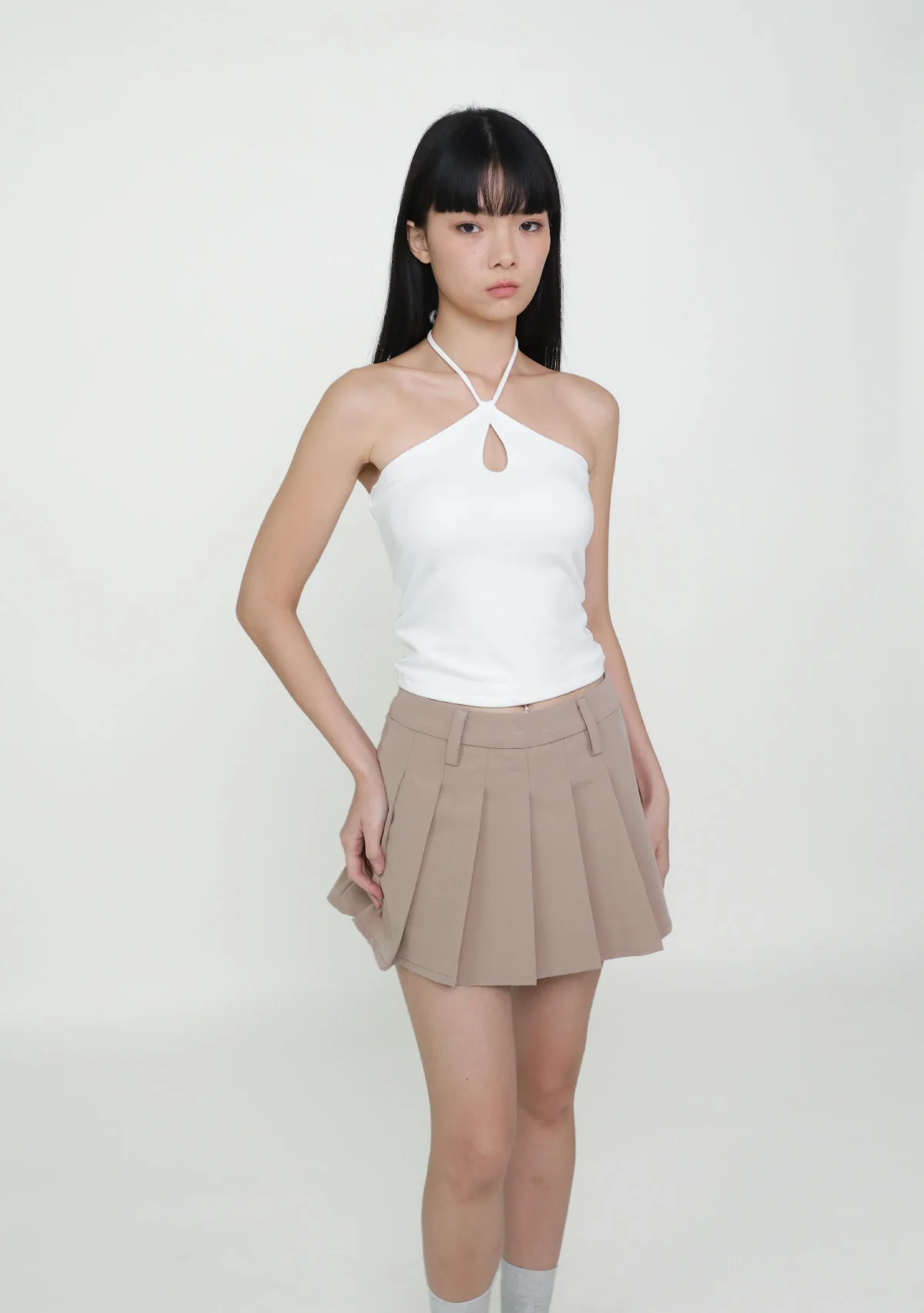 Xenia Halter Keyhole Padded Top - Image 15