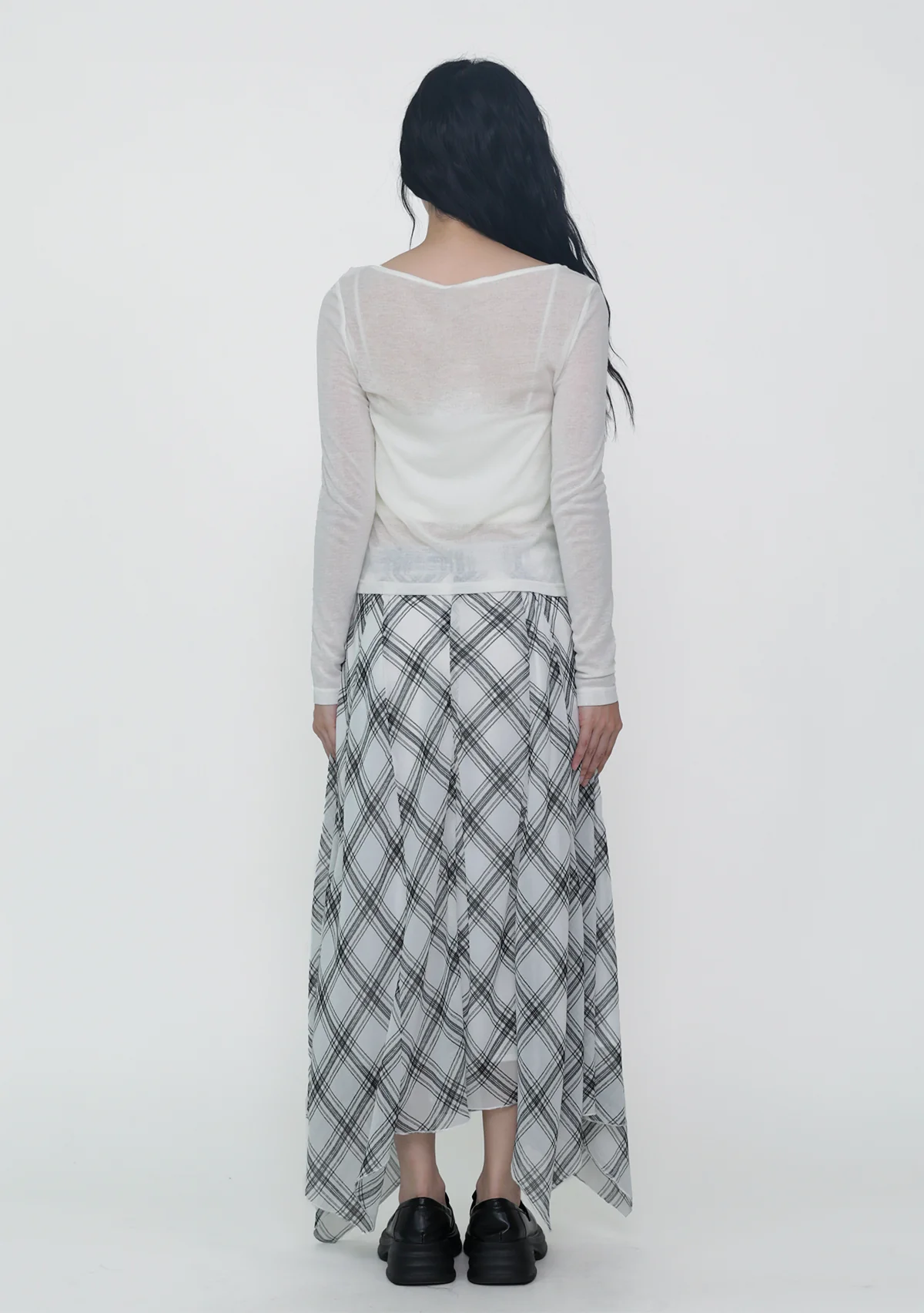 Leora Handkerchief Midi Skirt - Image 11