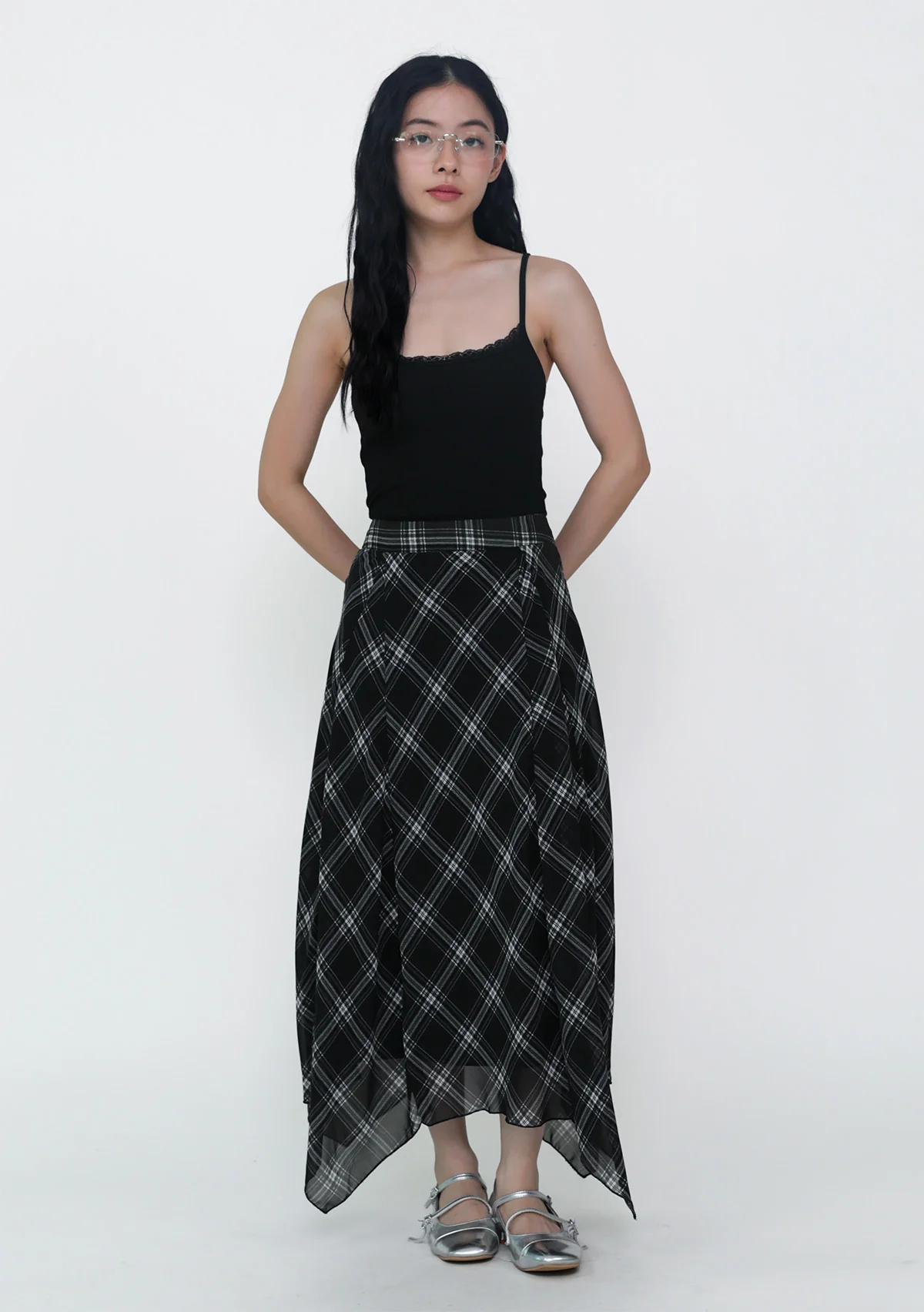 Leora Handkerchief Midi Skirt - Image 6