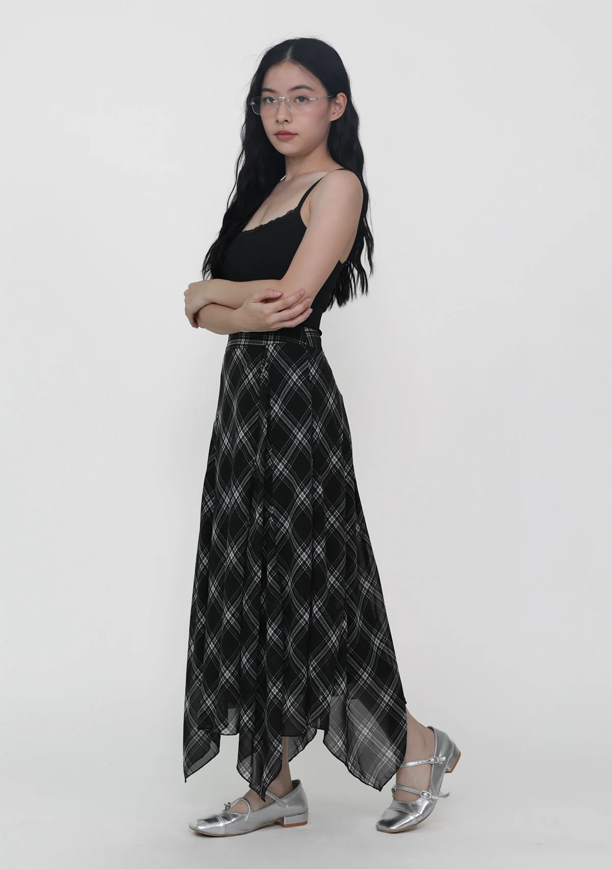 Leora Handkerchief Midi Skirt - Image 8