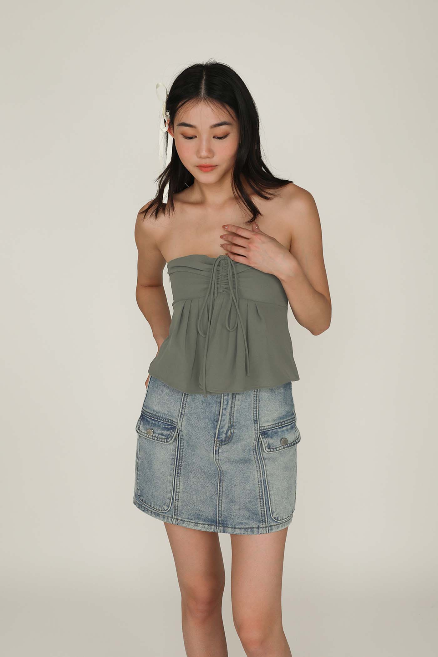 Hendrix Cargo Denim Skirt - Image 3
