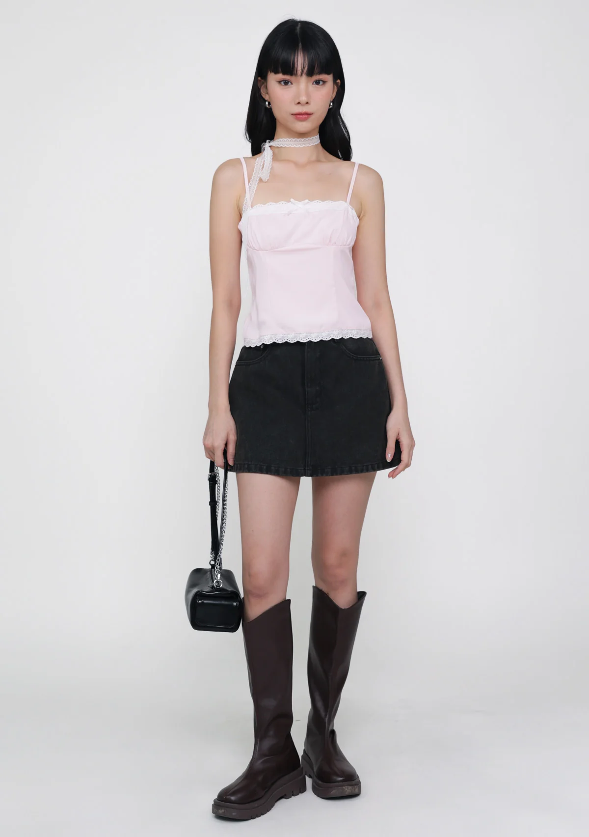 Himari Crochet Trim Top - Image 3