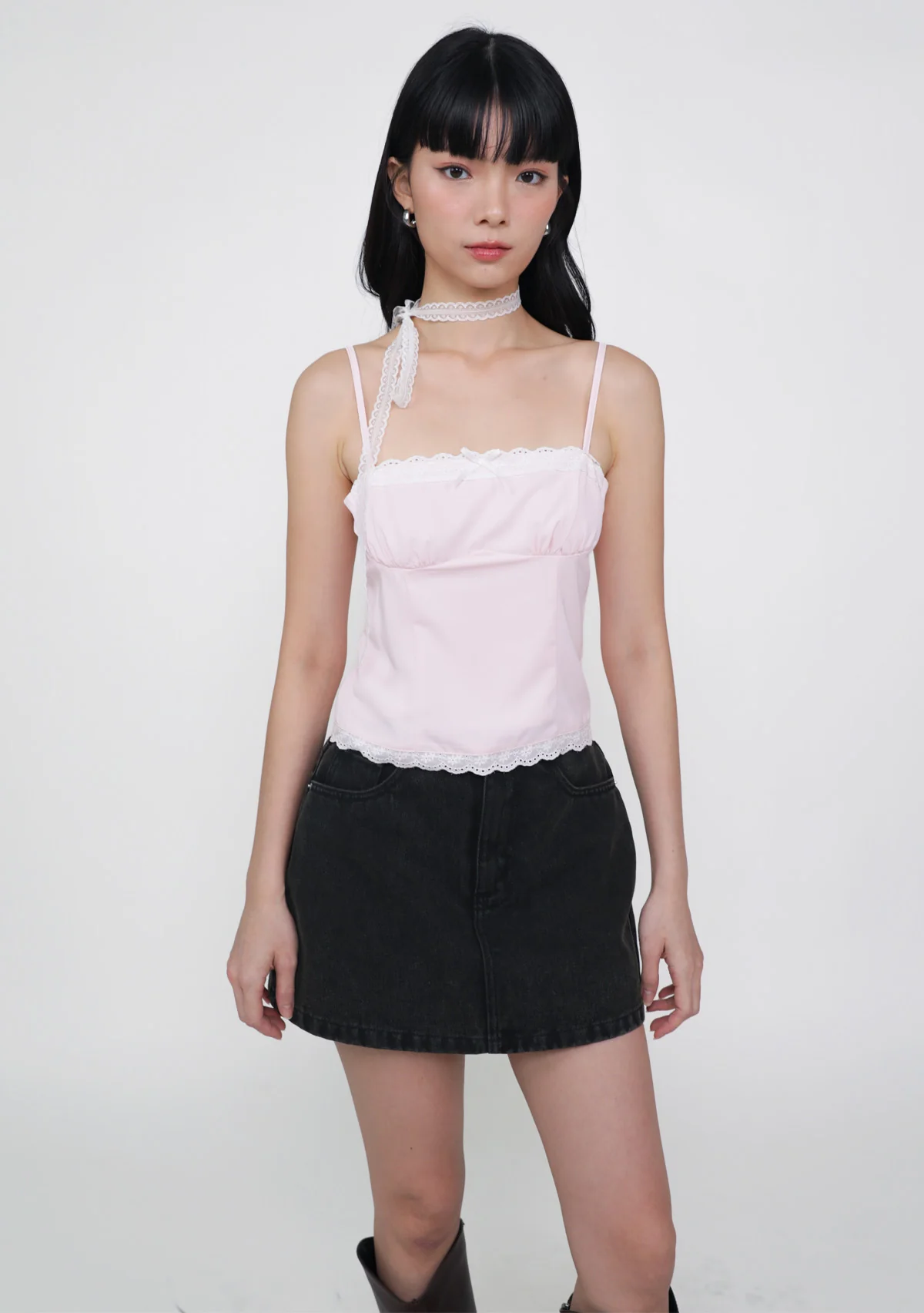 Himari Crochet Trim Top - Image 4