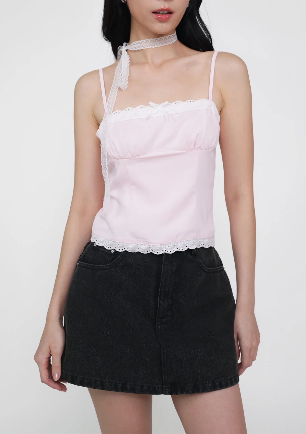 Himari Crochet Trim Top - Image 5