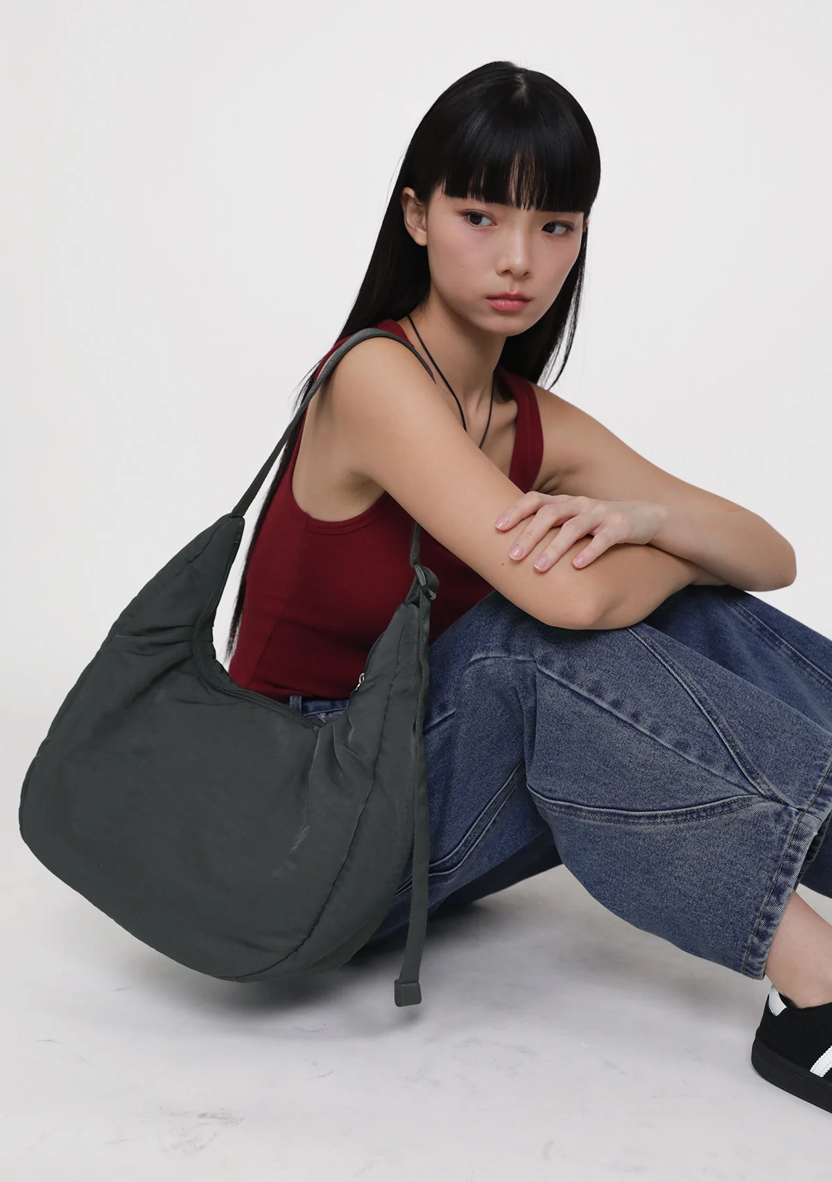 Eddie Pleated Hobo Bag - Image 5