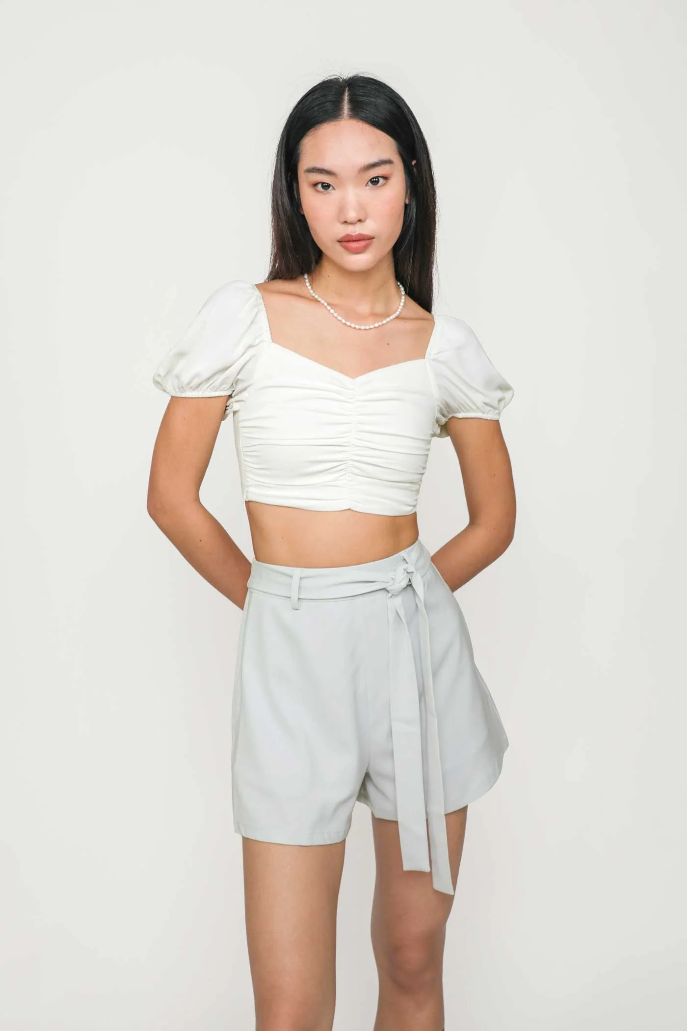 Indy Tie Front Shorts - Image 10