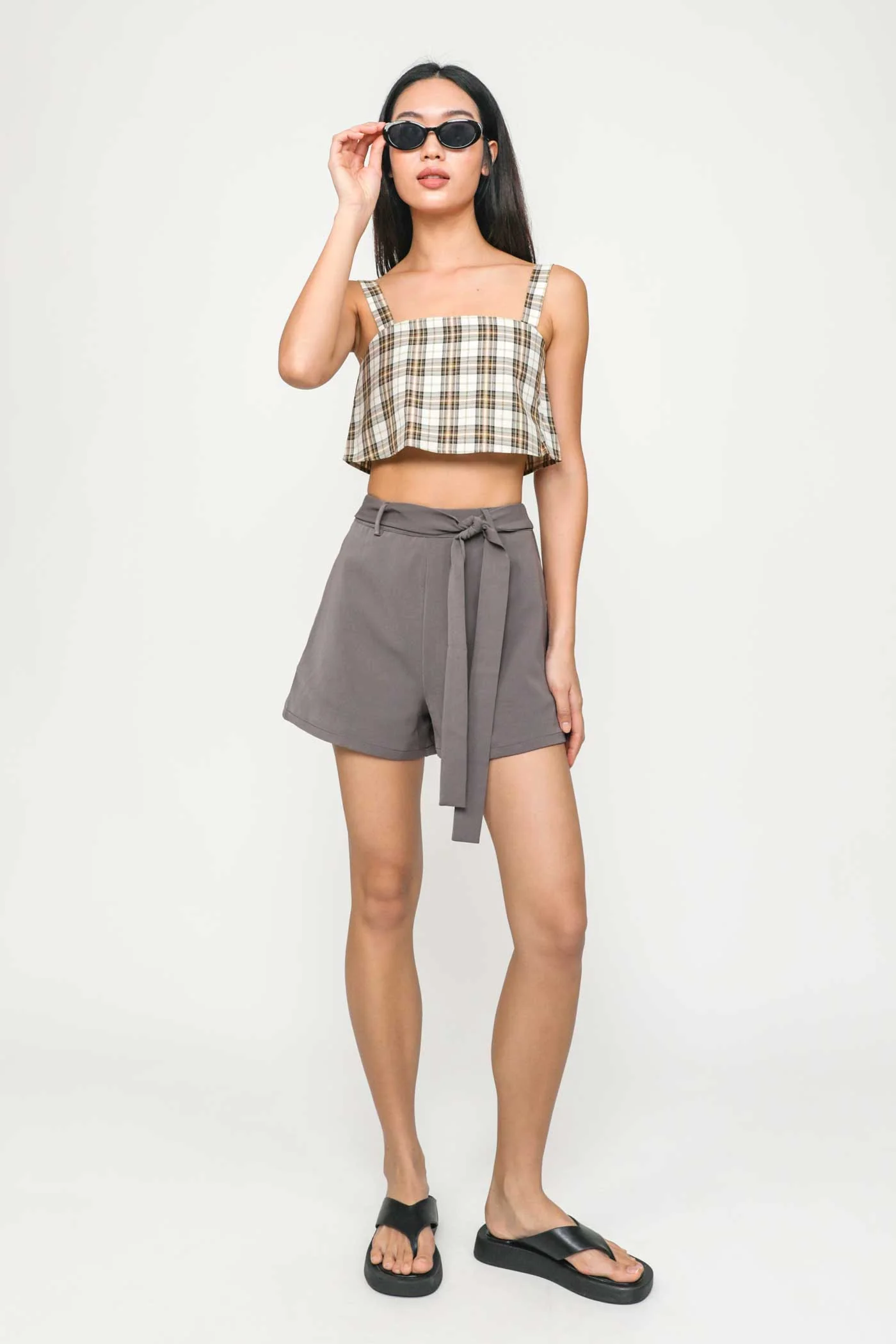 Indy Tie Front Shorts - Image 16