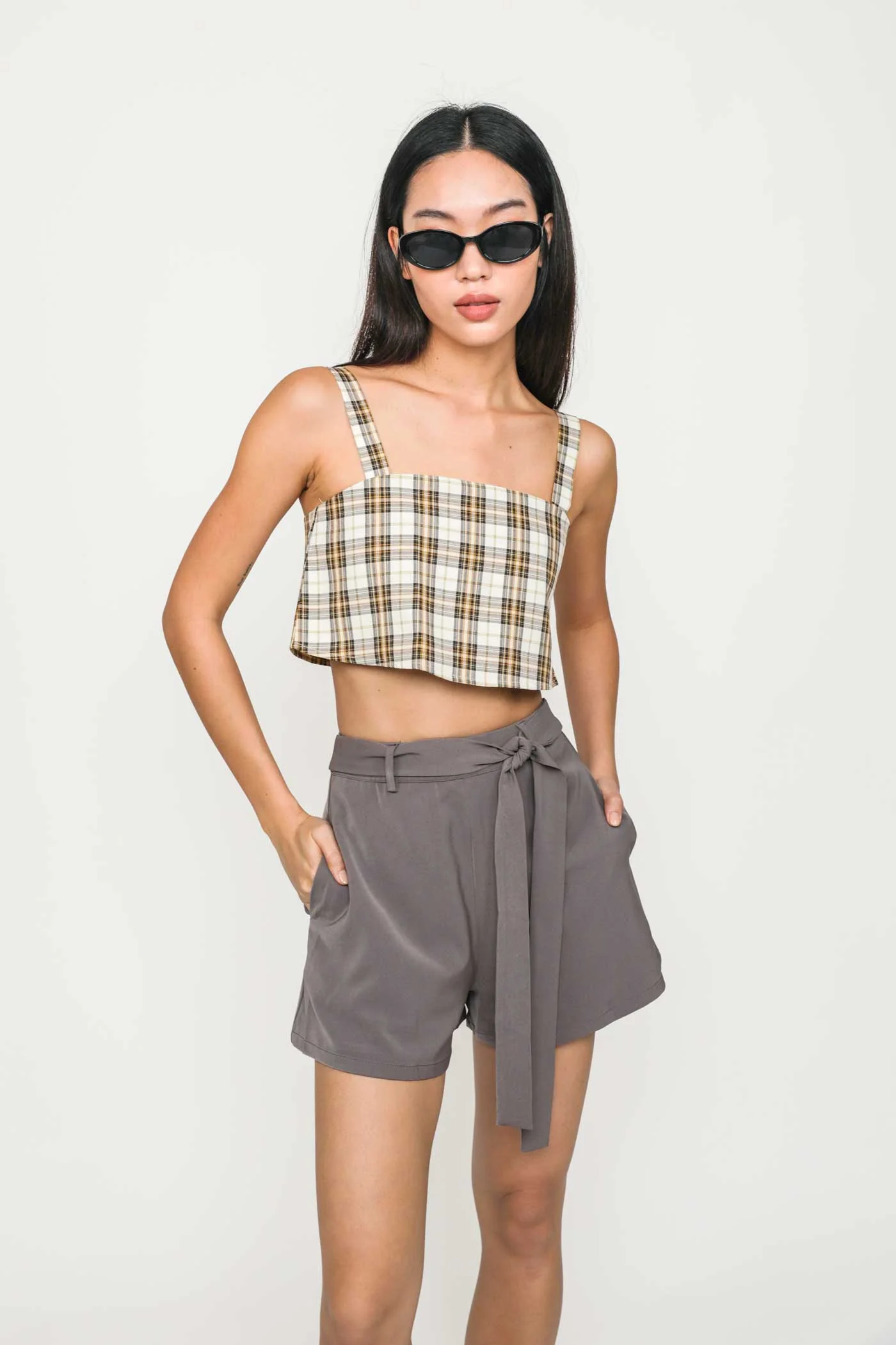Indy Tie Front Shorts - Image 19