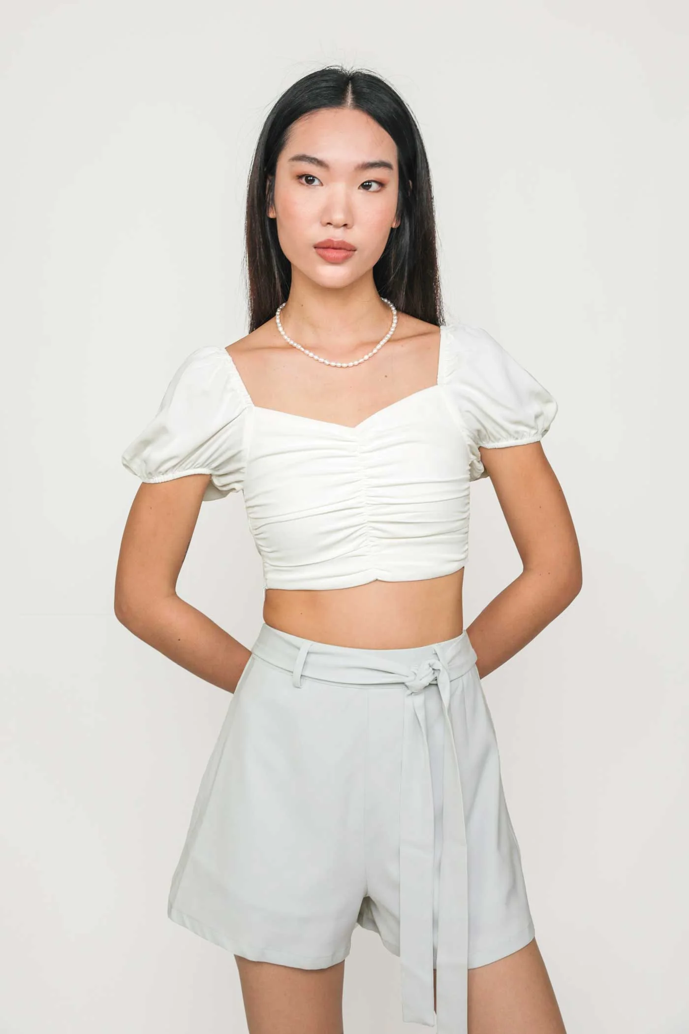 Indy Tie Front Shorts - Image 8