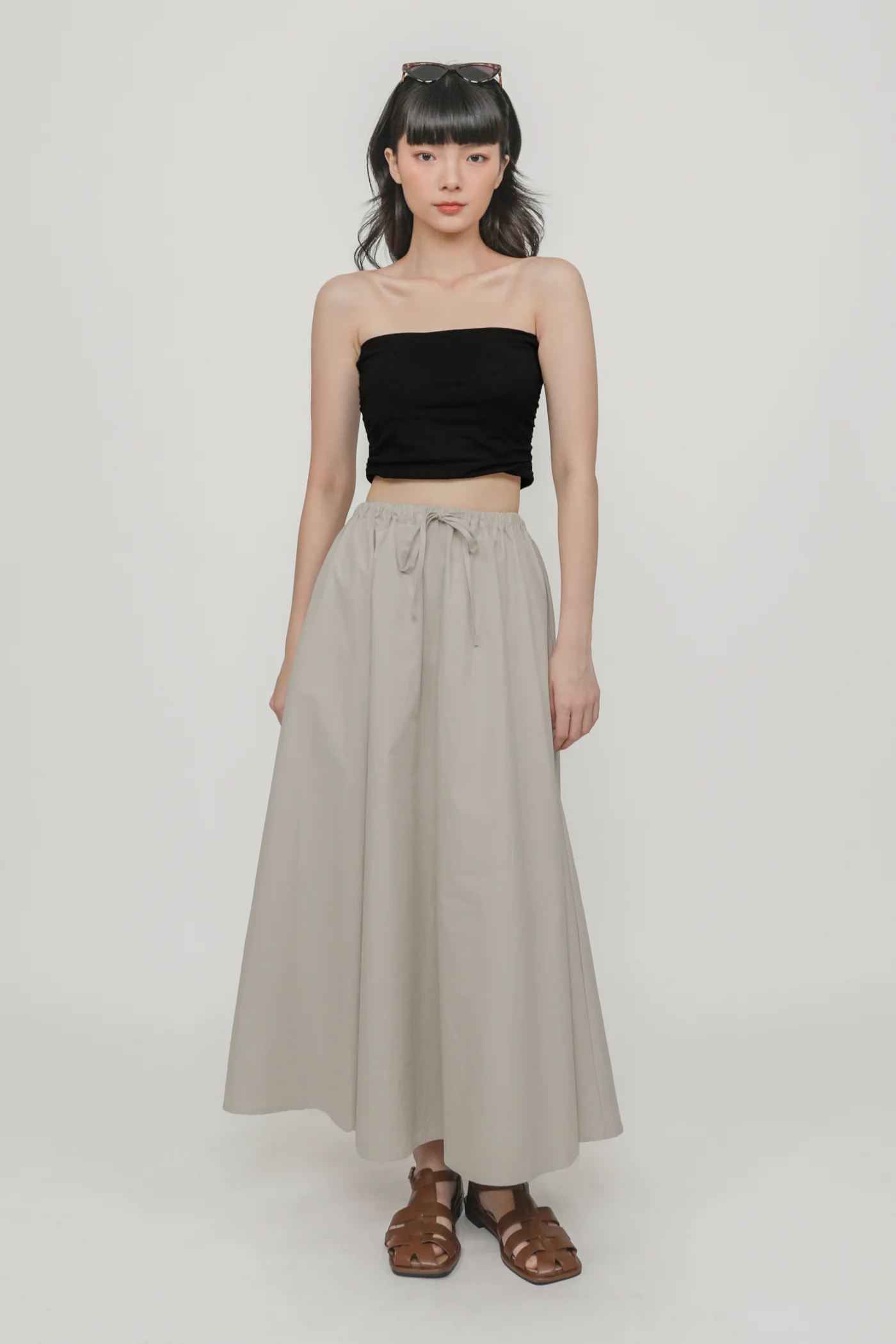 Ines Ruched Tube Padded Top - Image 10