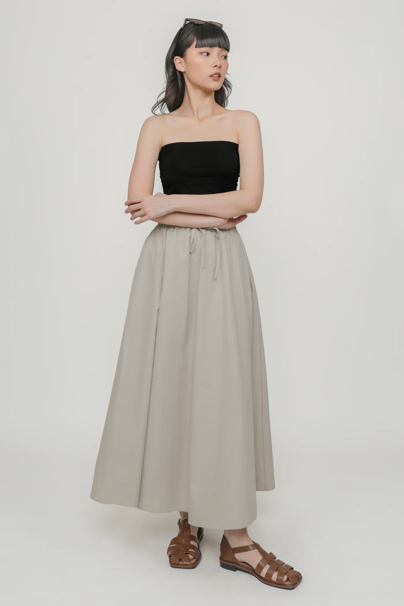 Ines Ruched Tube Padded Top - Image 11