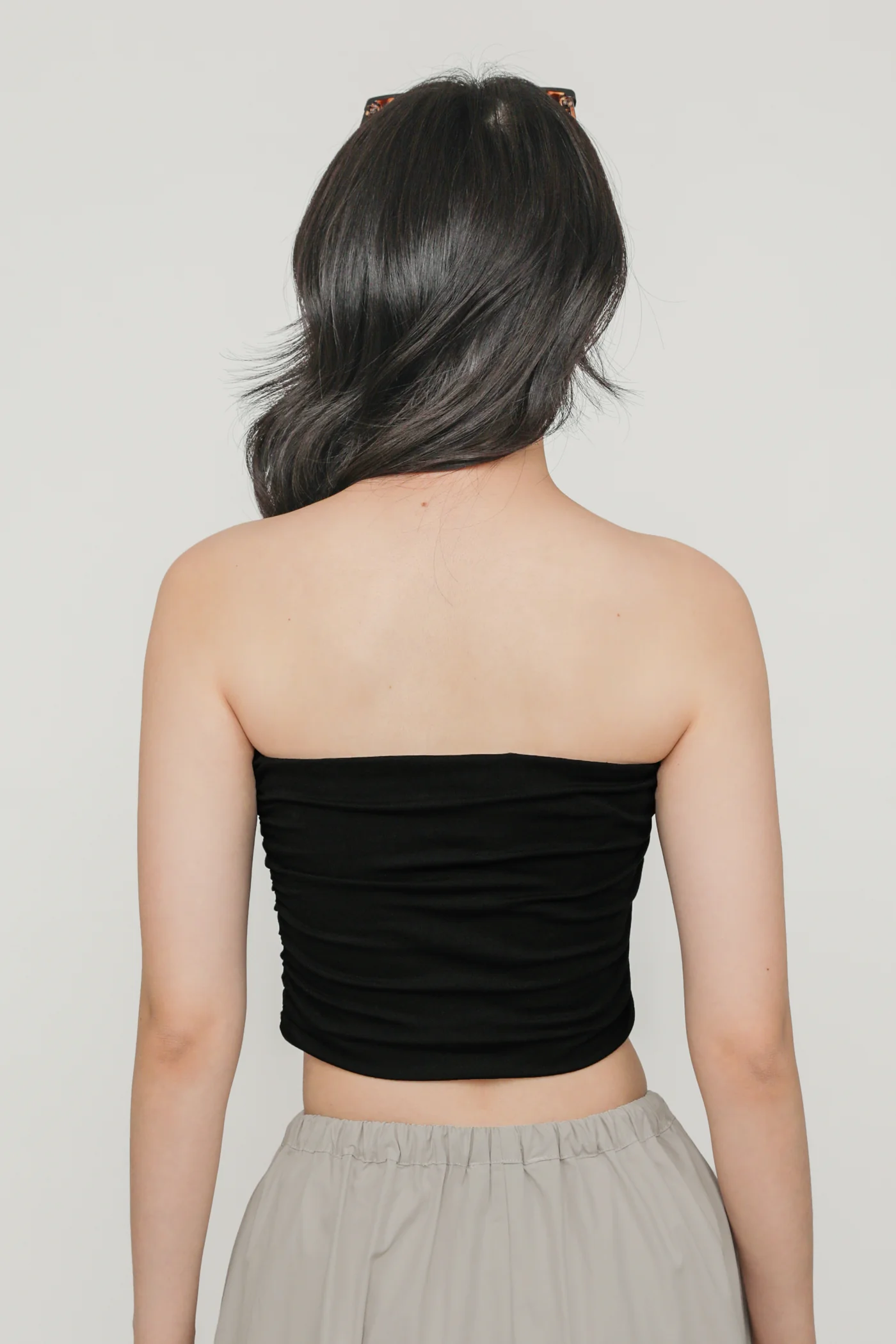 Ines Ruched Tube Padded Top - Image 12