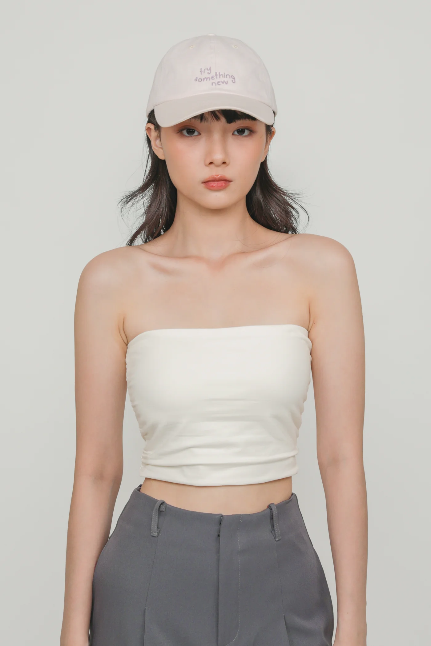 Ines Ruched Tube Padded Top - Image 17
