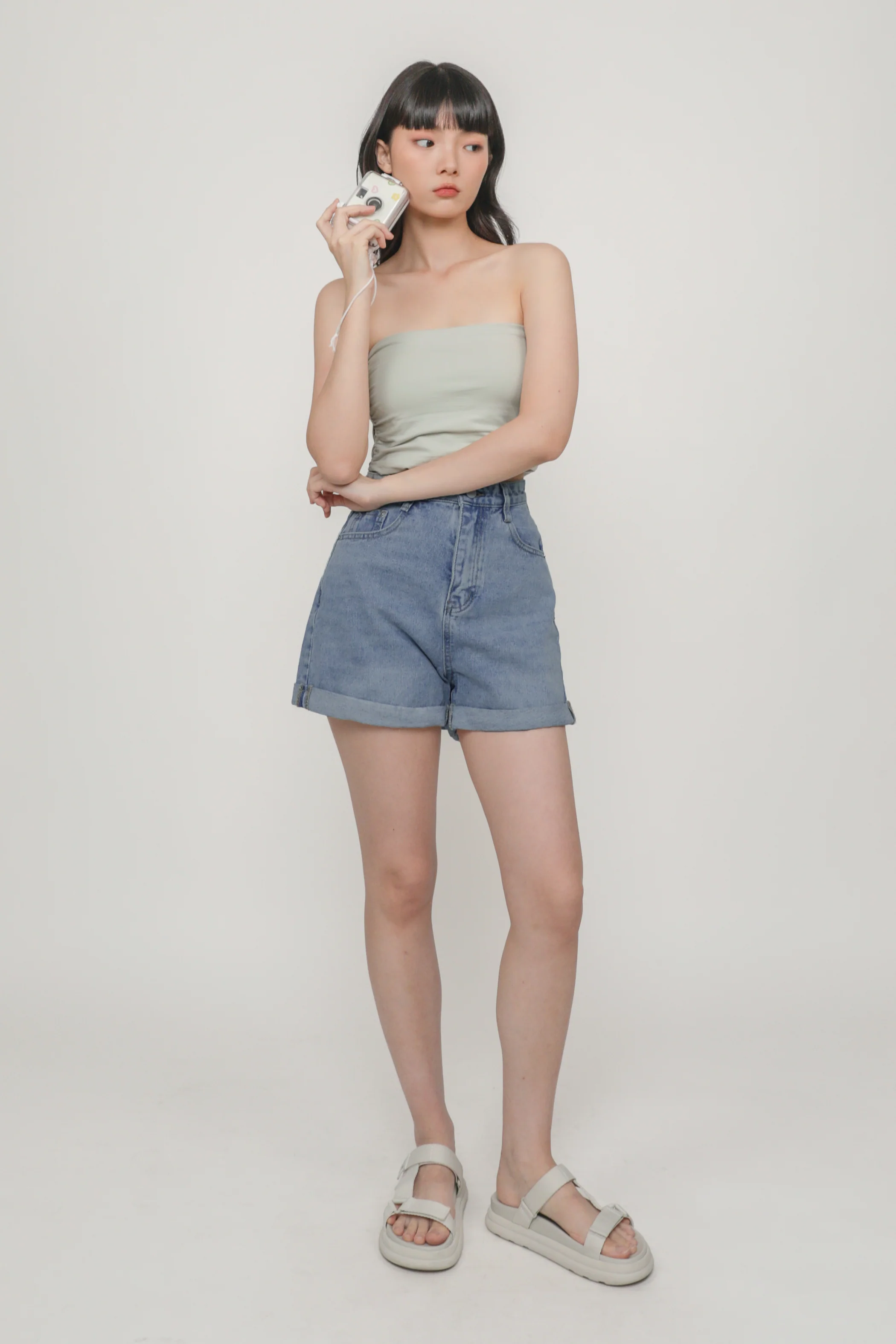 Ines Ruched Tube Padded Top - Image 22
