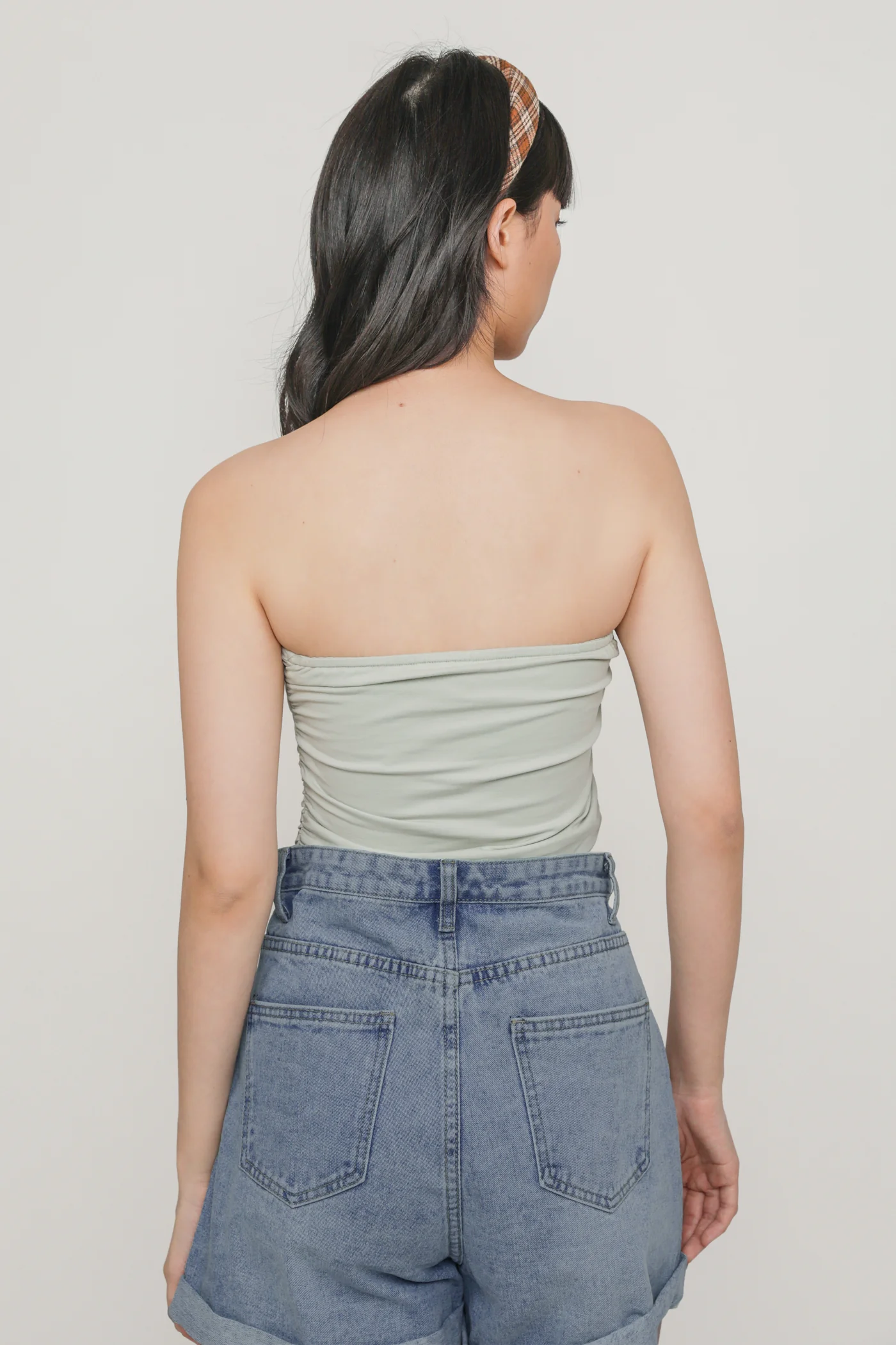 Ines Ruched Tube Padded Top - Image 26