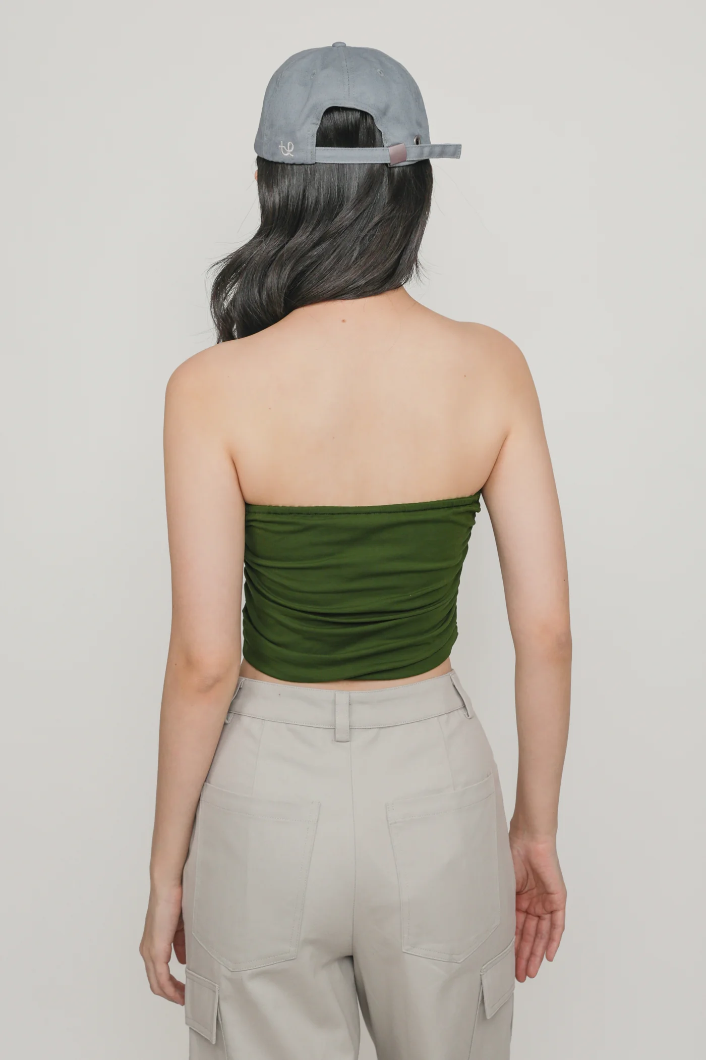 Ines Ruched Tube Padded Top - Image 32