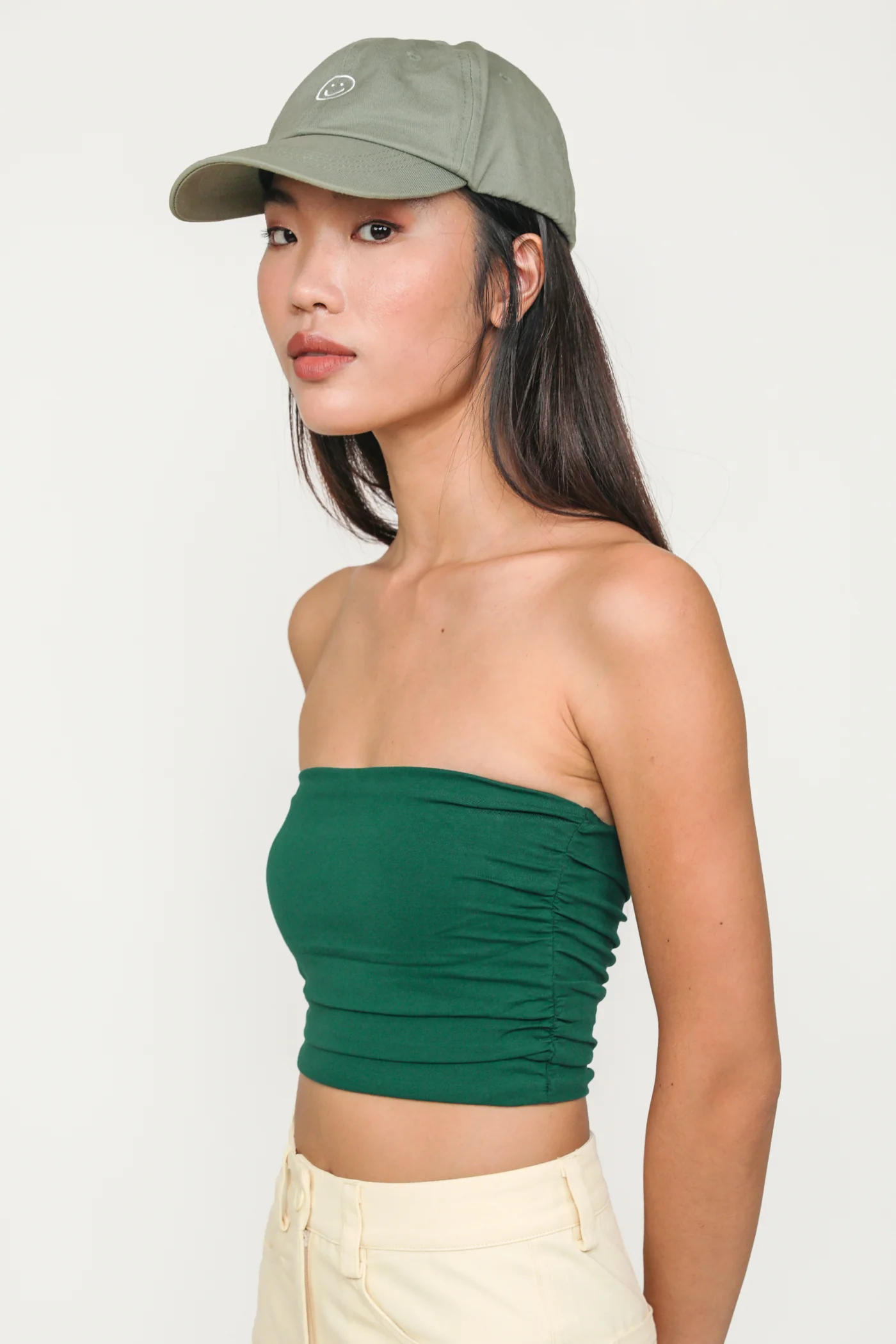 Ines Ruched Tube Padded Top - Image 47