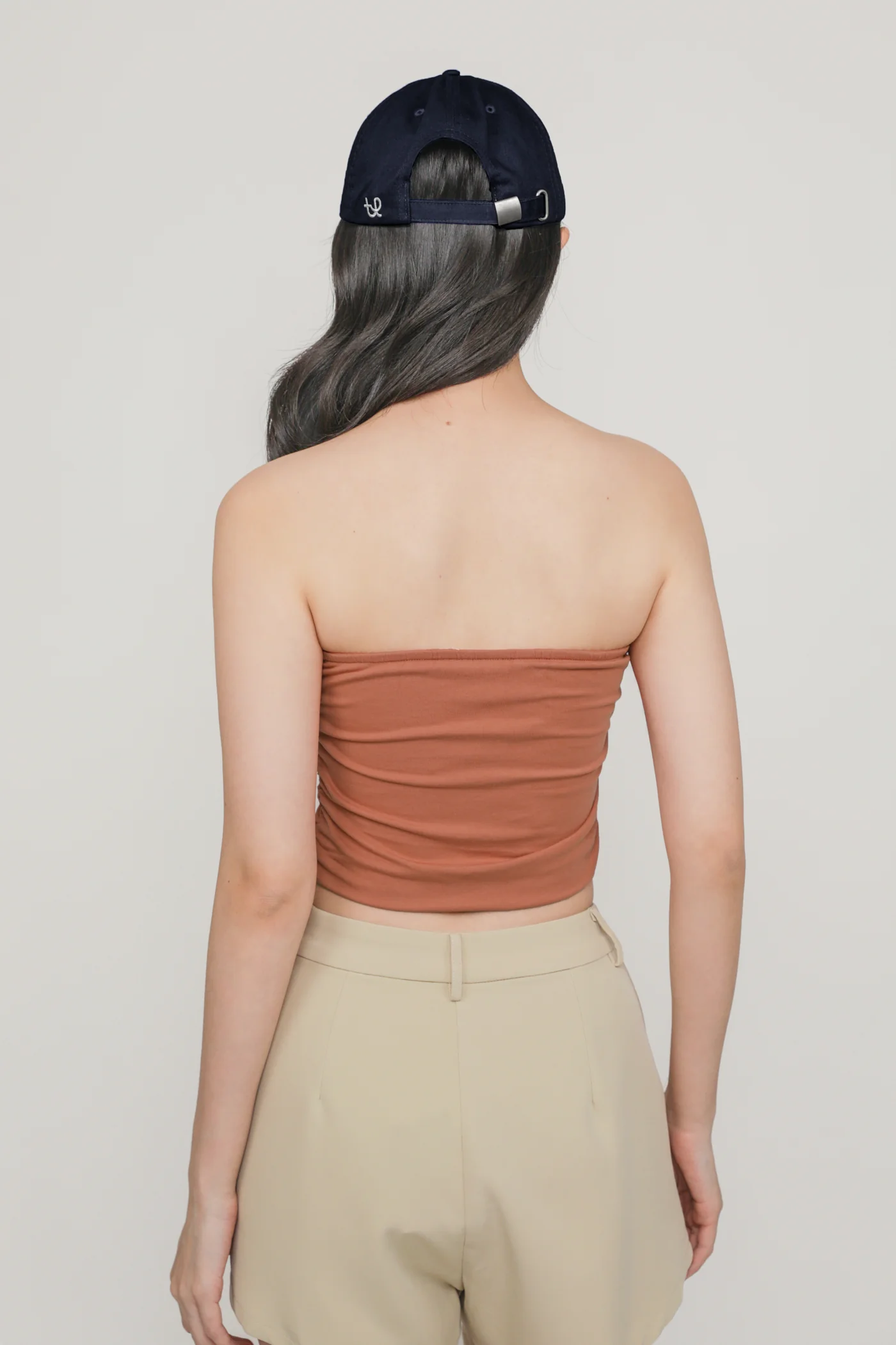 Ines Ruched Tube Padded Top - Image 7
