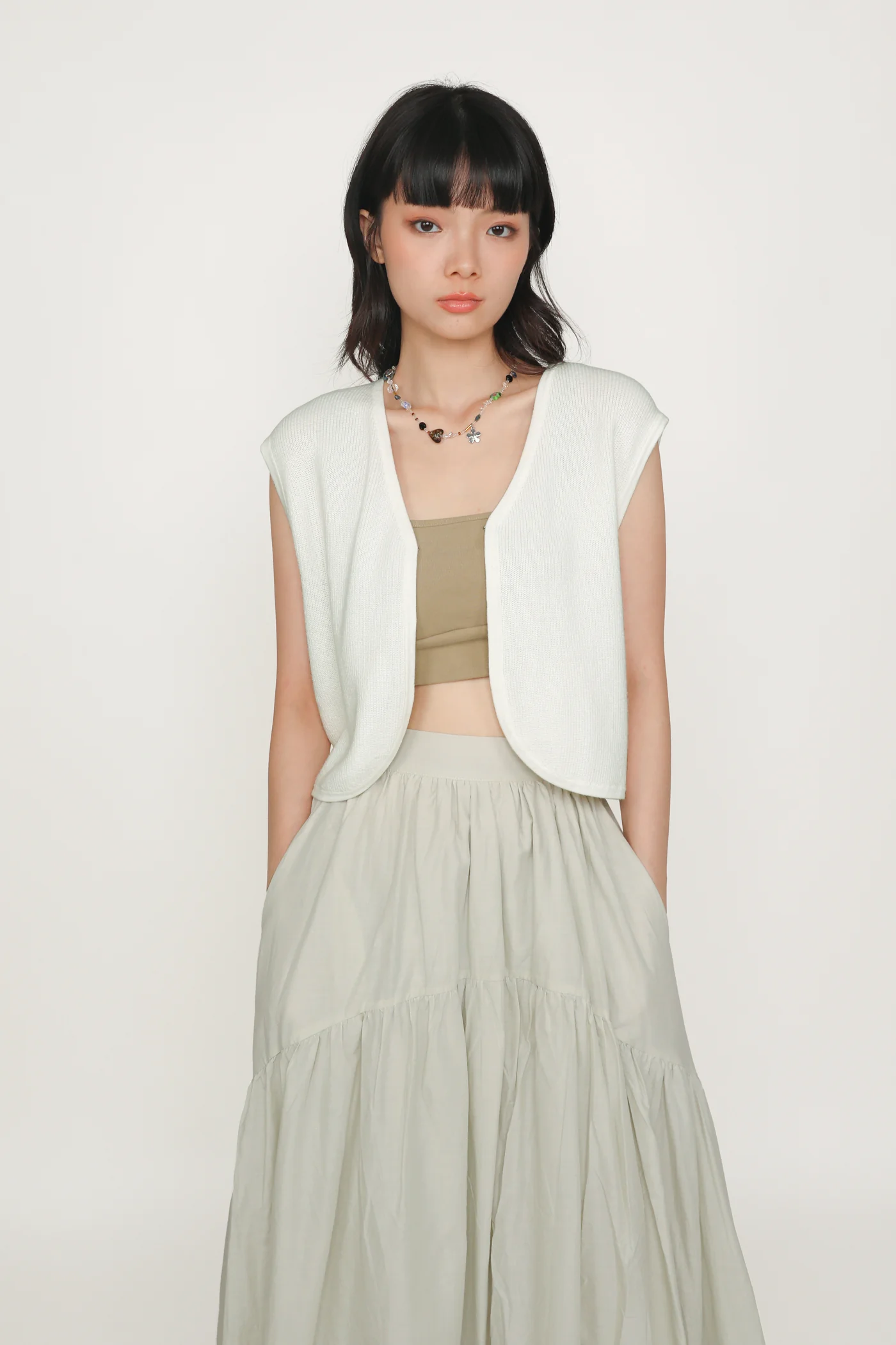 Isabella Tiered Maxi Skirt - Image 11