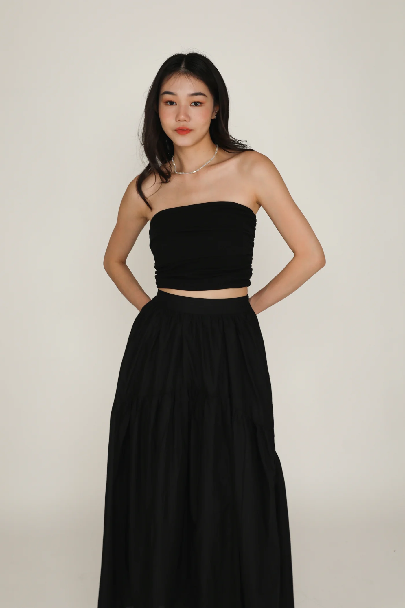 Isabella Tiered Maxi Skirt - Image 3