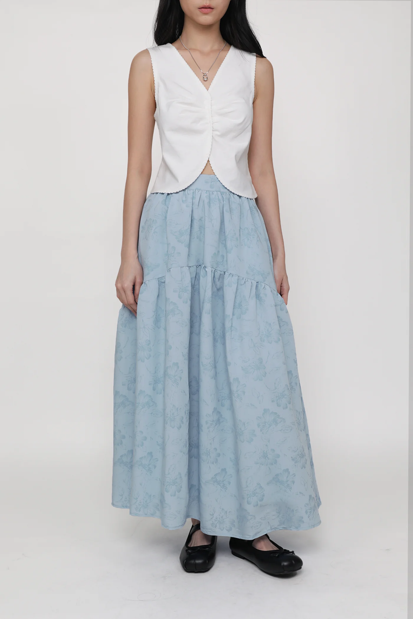 Isabella Tiered Maxi Skirt - Image 67