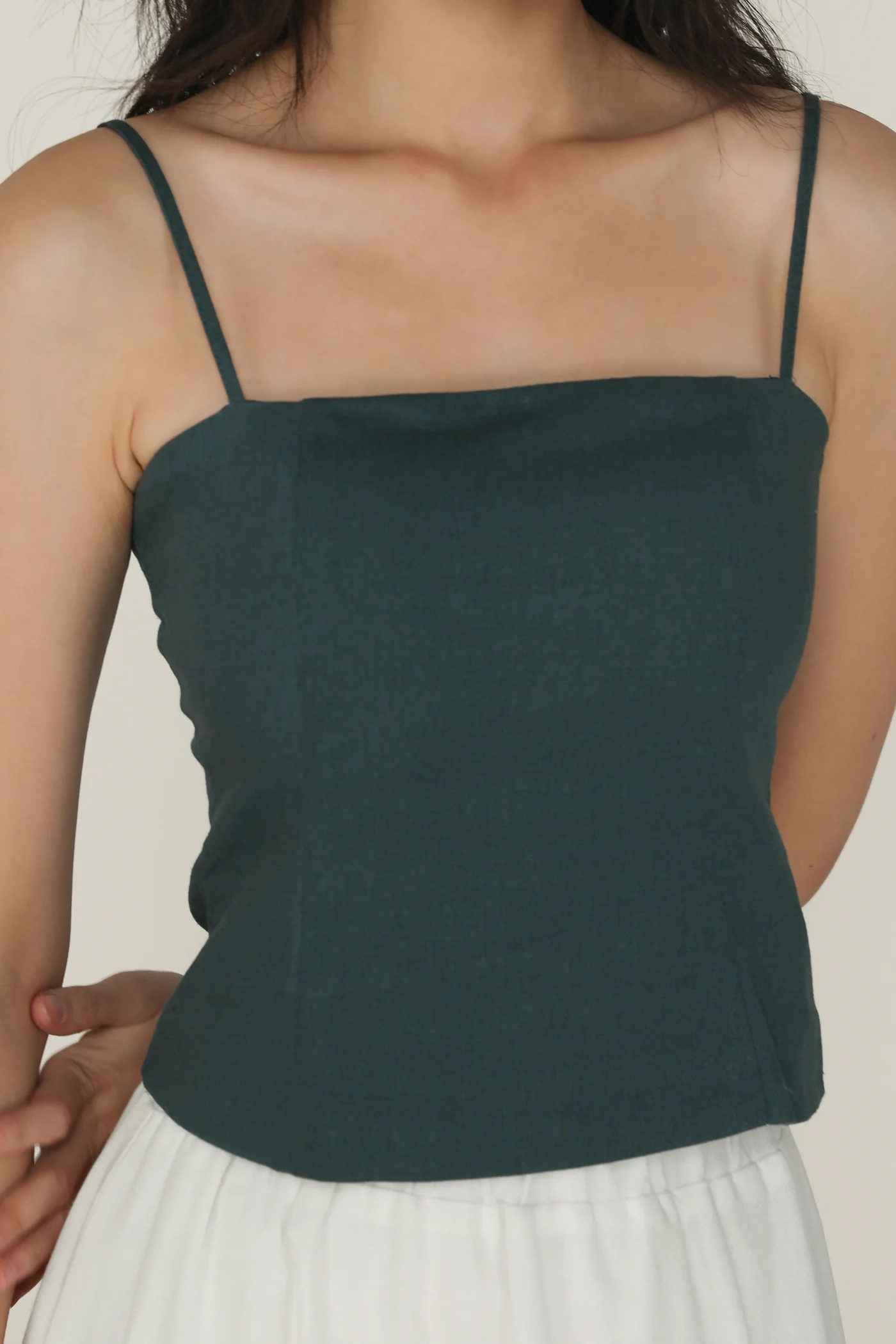 Ivara Linen Padded Top - Image 25