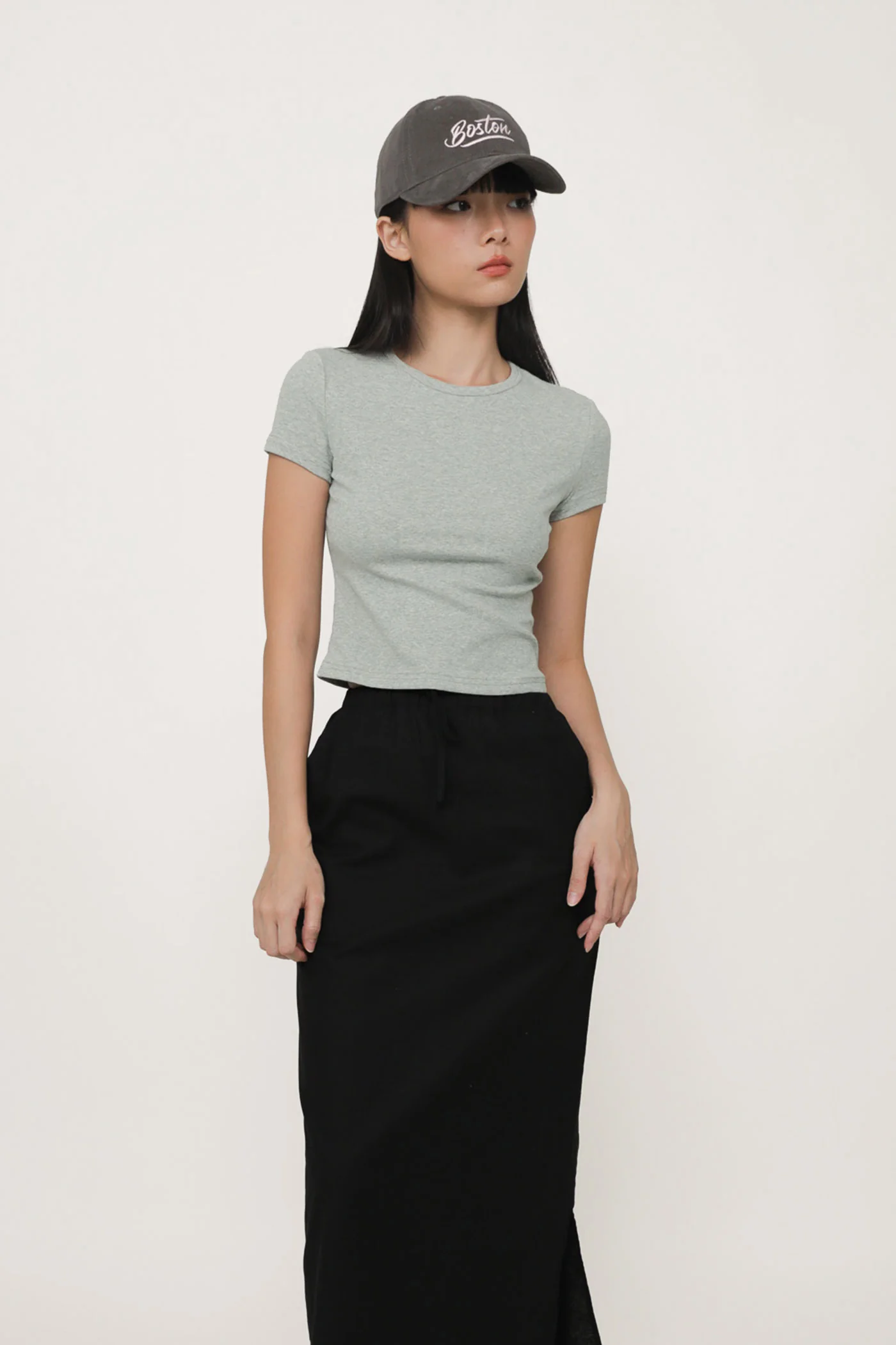 Jaden Linen Drawstring Maxi Skirt - Image 26
