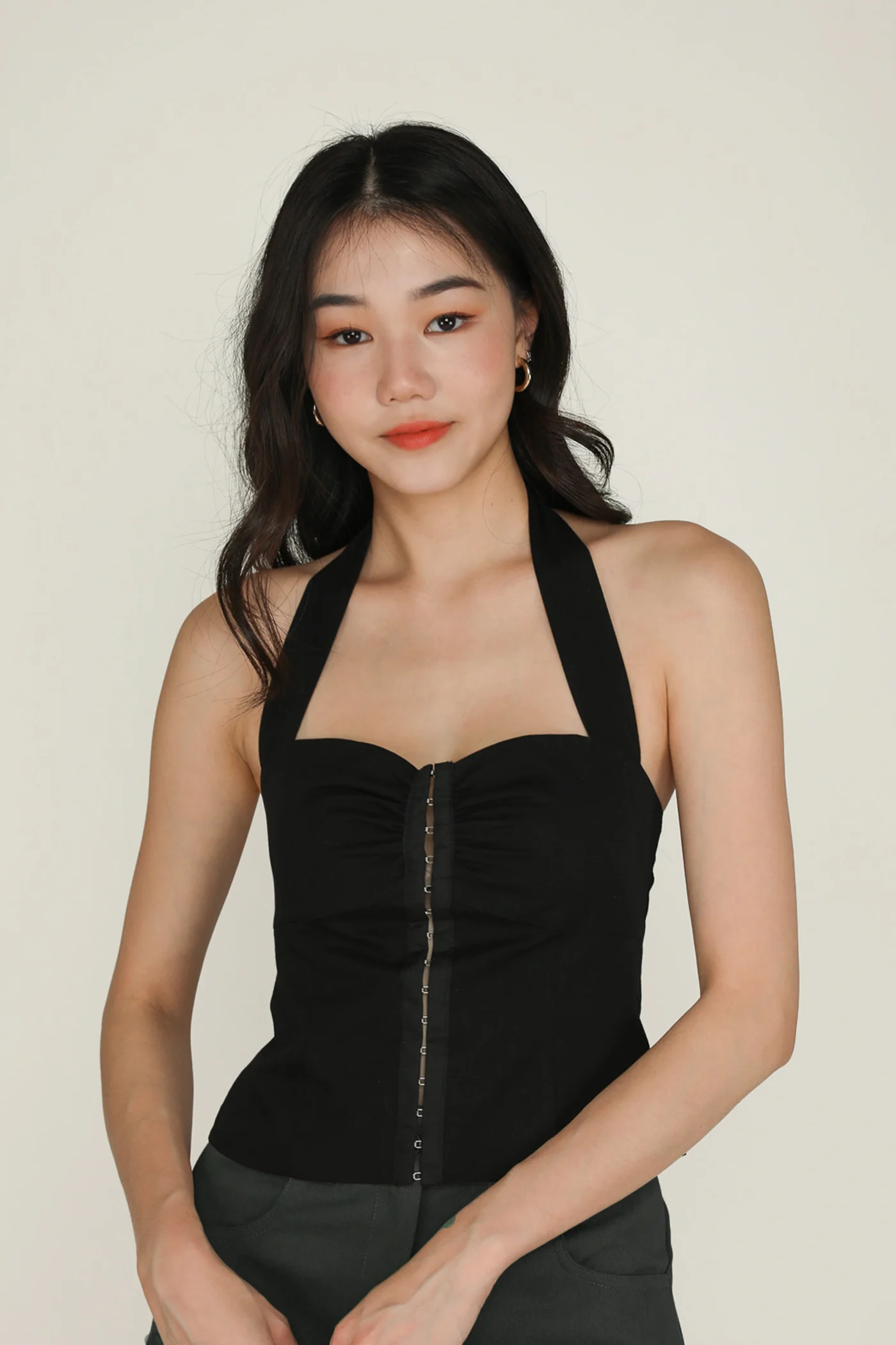 Jaime Hook Front Halter Top - Image 10