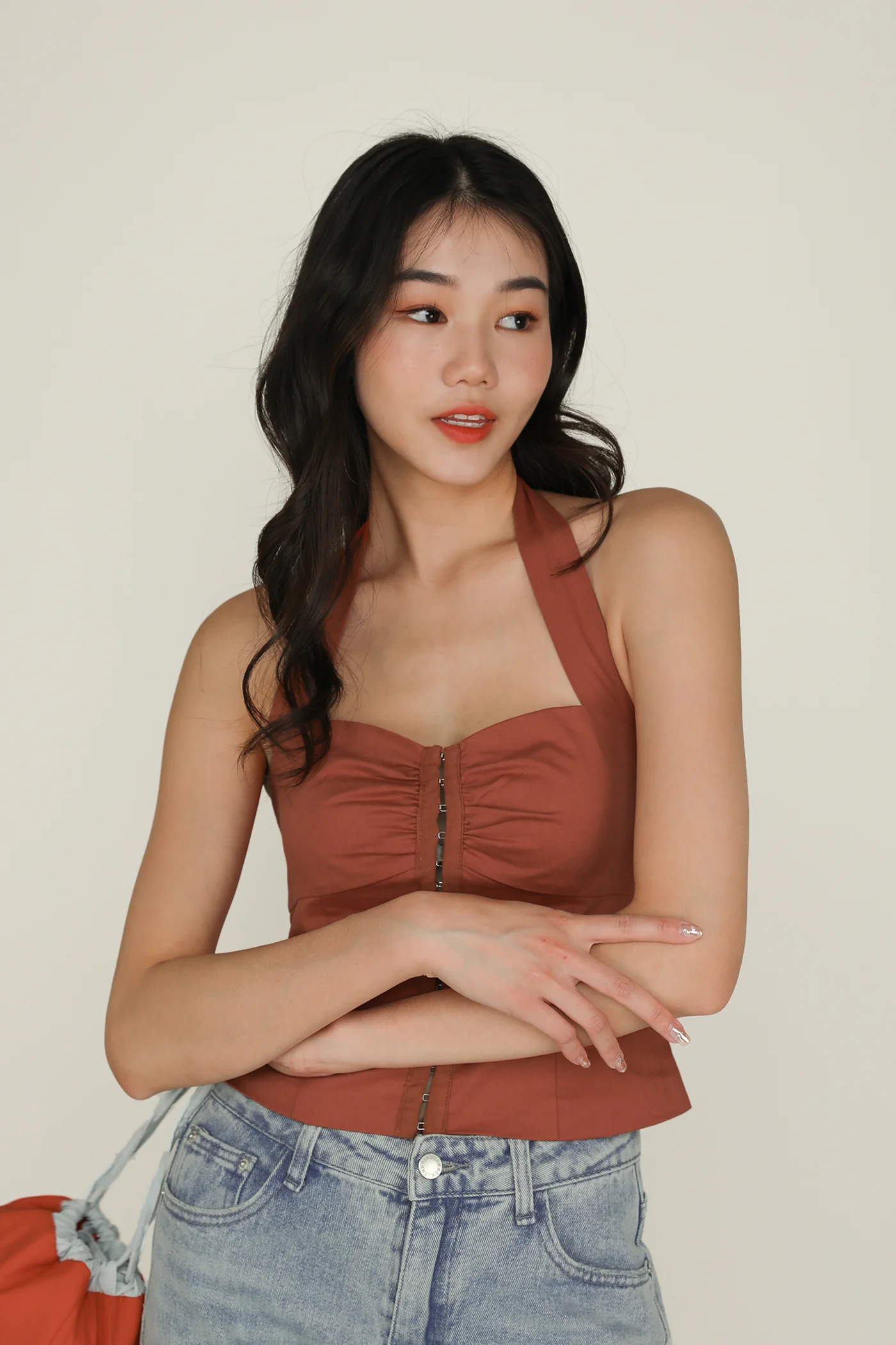 Jaime Hook Front Halter Top - Image 15