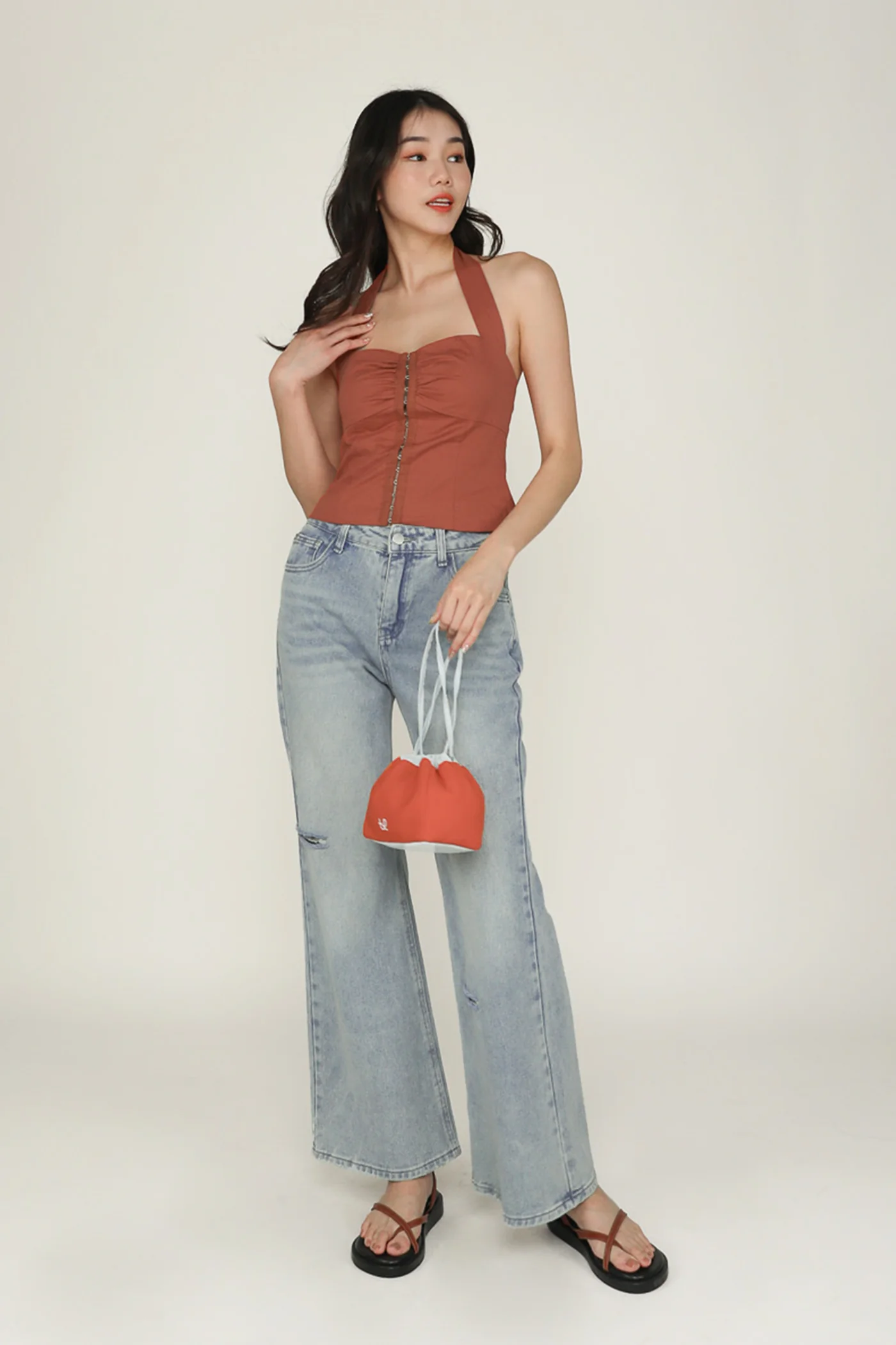Jaime Hook Front Halter Top - Image 16