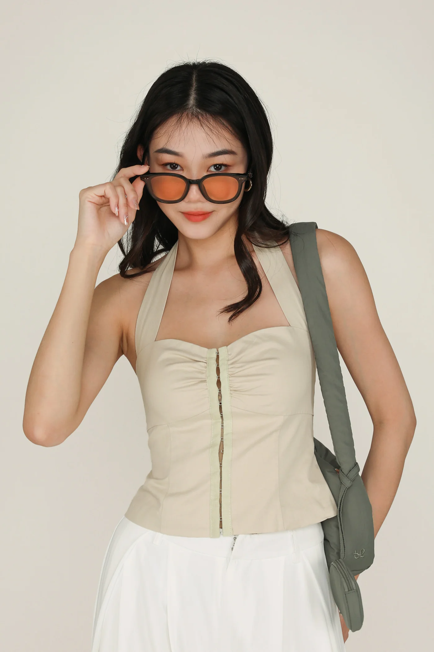 Jaime Hook Front Halter Top - Image 23