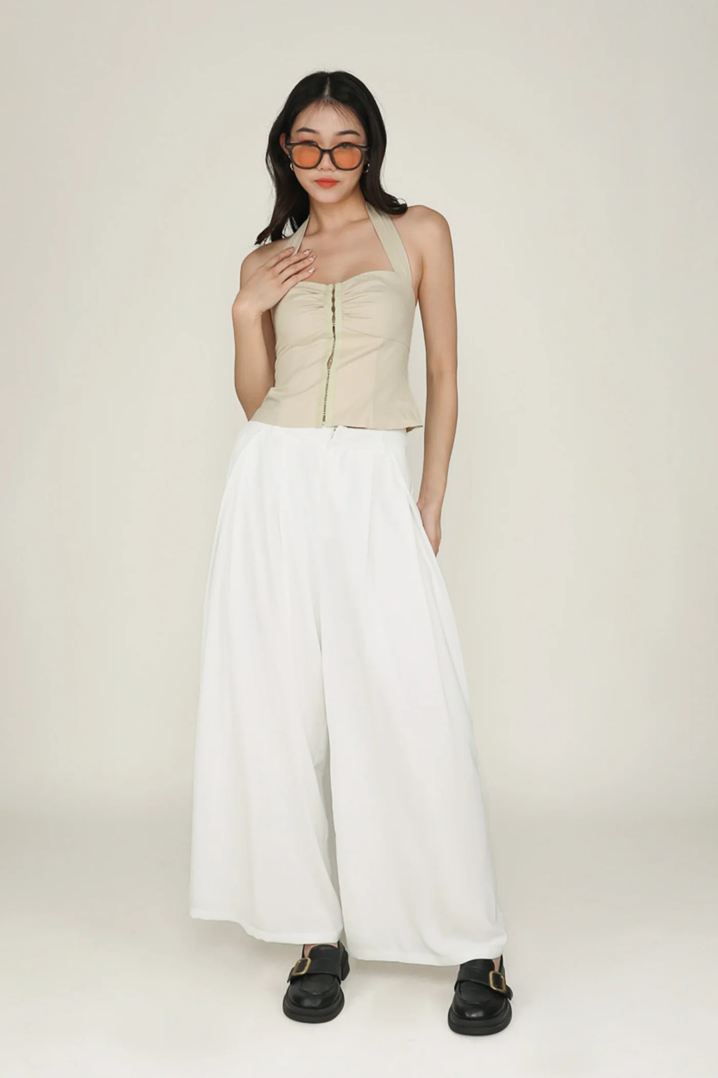 Jaime Hook Front Halter Top - Image 27