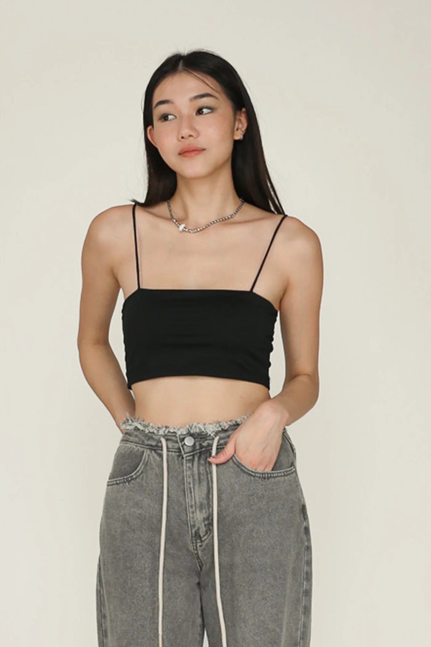 Jalen Basic Crop Padded Top - Image 15