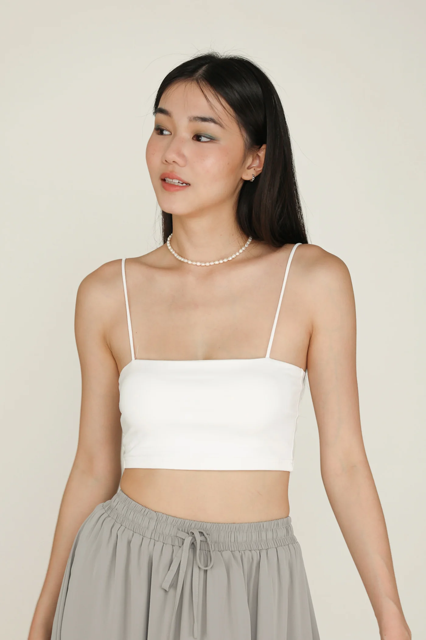 Jalen Basic Crop Padded Top - Image 2