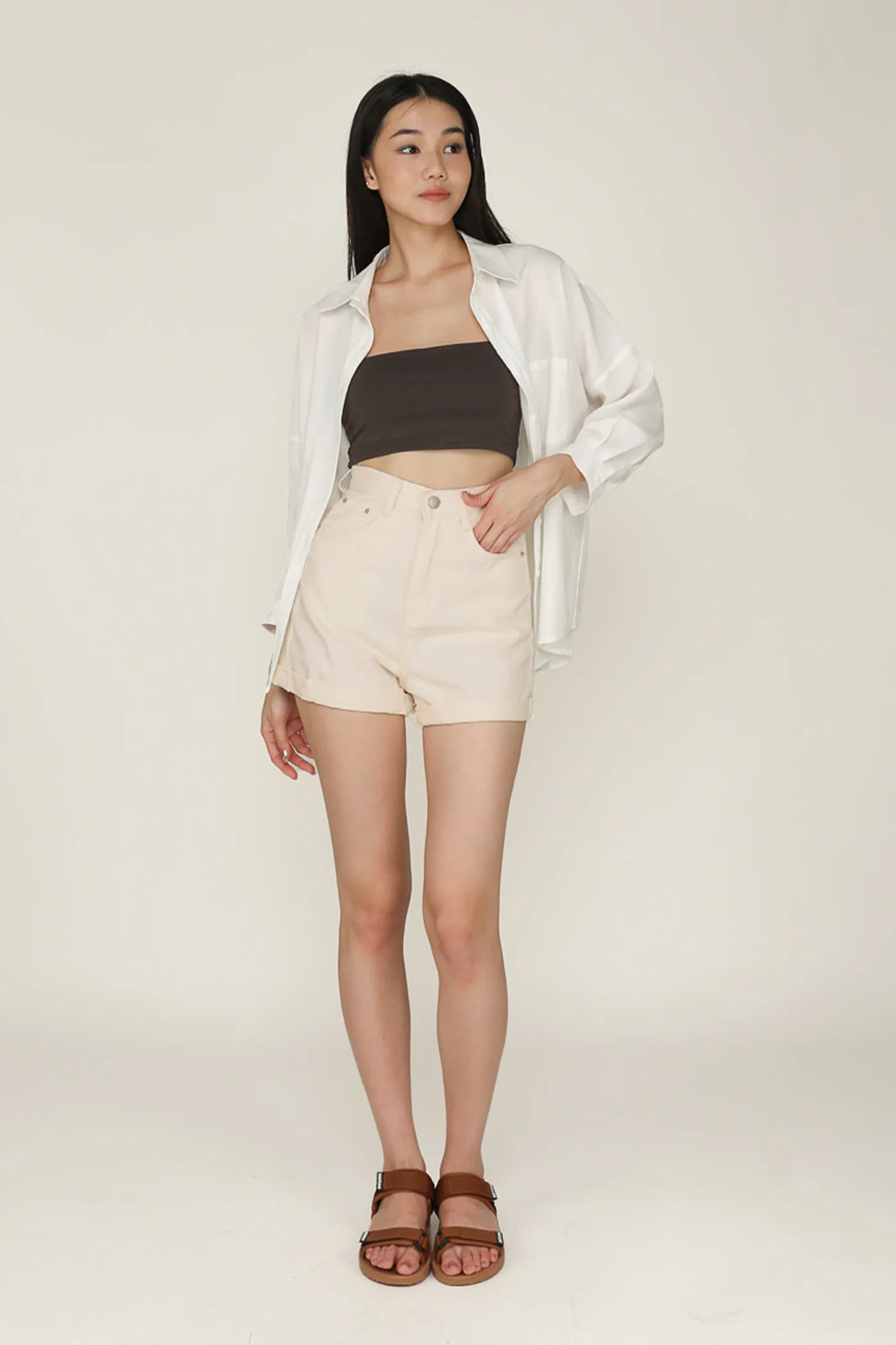 Jalen Basic Crop Padded Top - Image 20