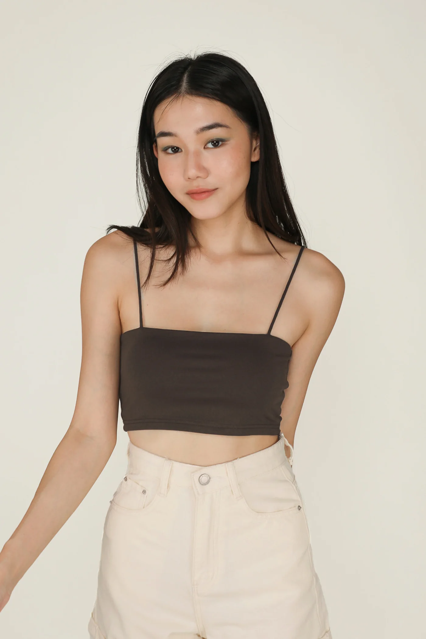 Jalen Basic Crop Padded Top - Image 24