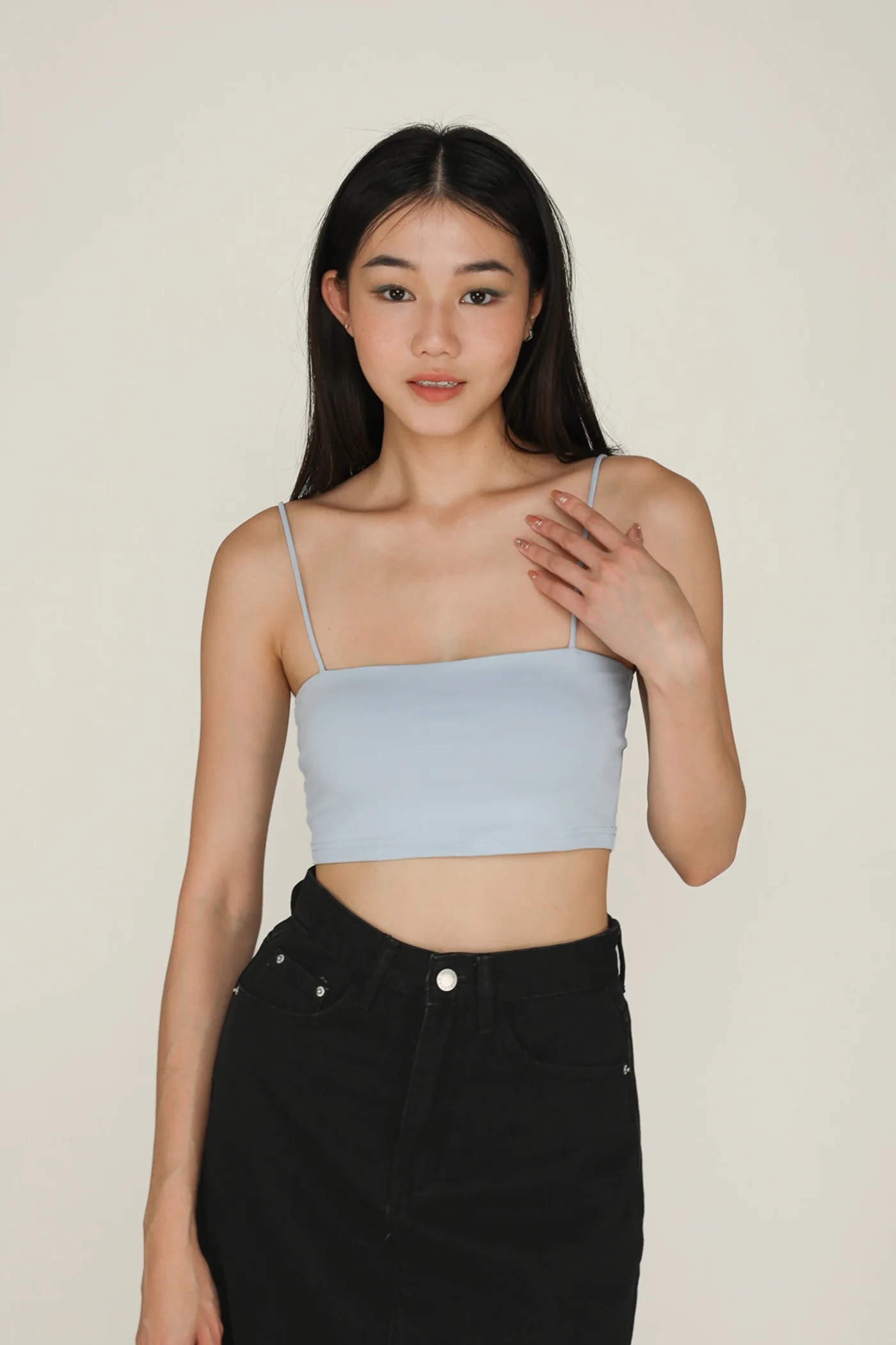 Jalen Basic Crop Padded Top - Image 32