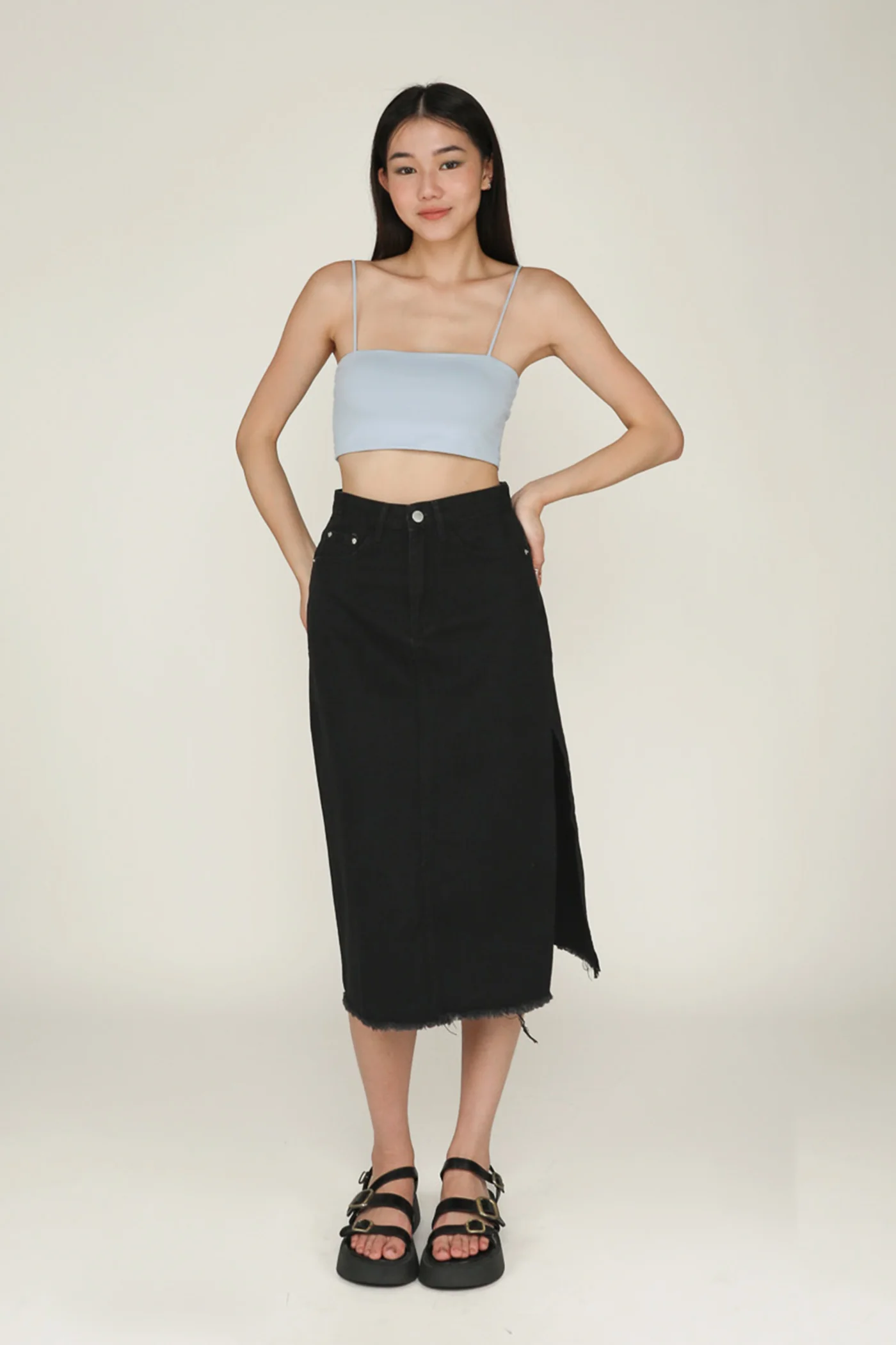 Jalen Basic Crop Padded Top - Image 35