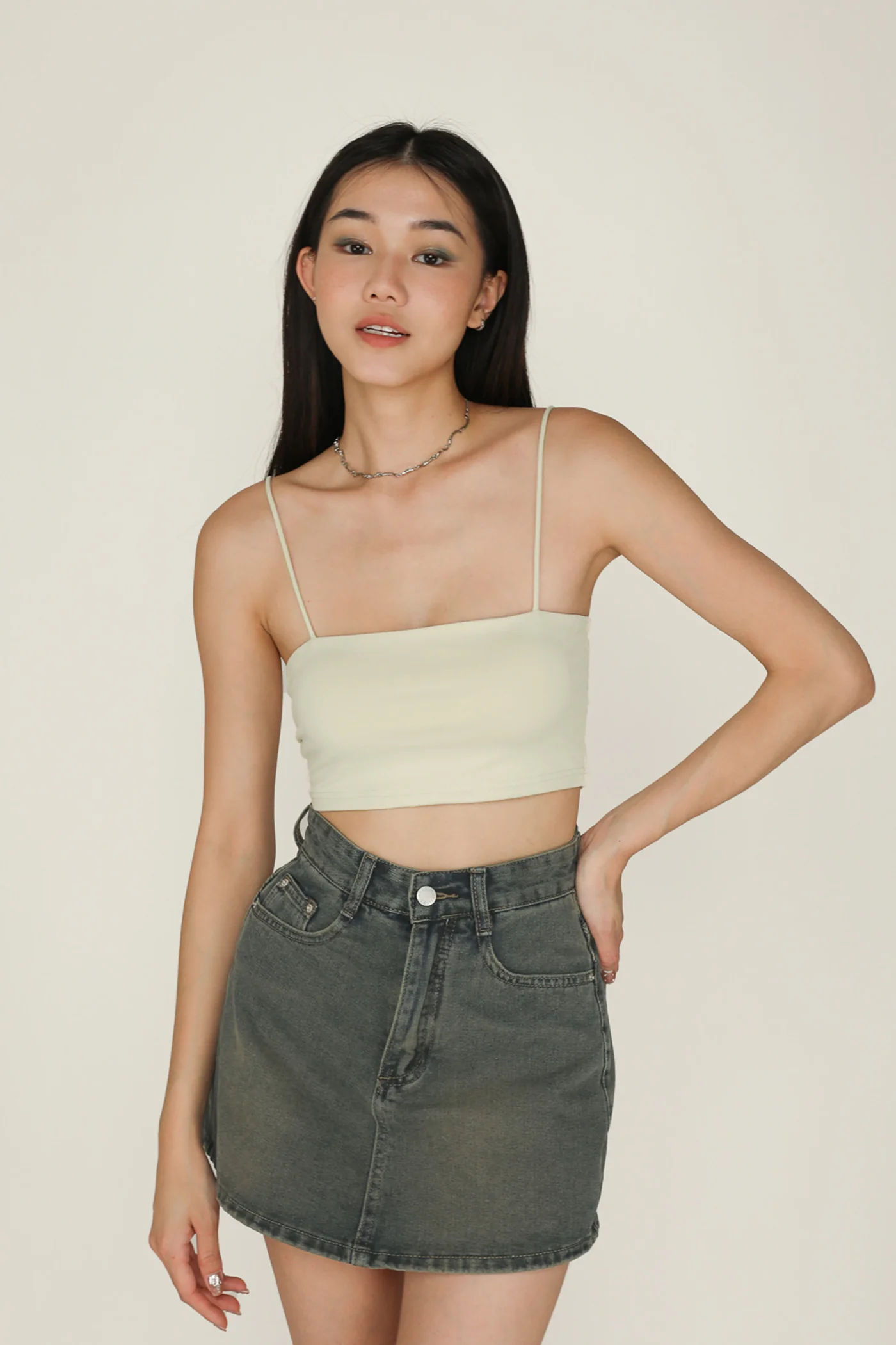 Jalen Basic Crop Padded Top - Image 39