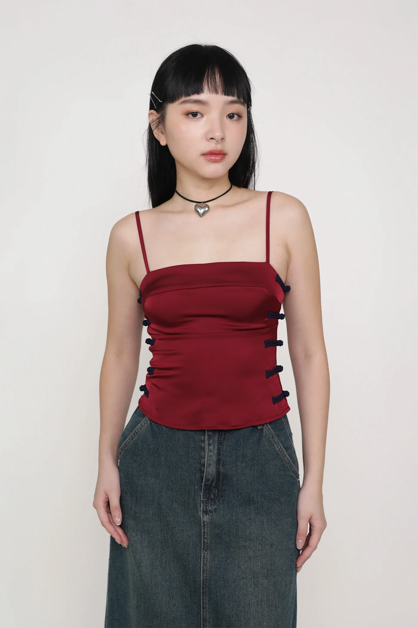 Jasmine Oriental Knotted Padded Top - Image 16